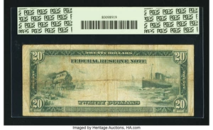 image for: Fr. 986 $20 1914 Federal Reserve Note PCGS Very Fine 20....