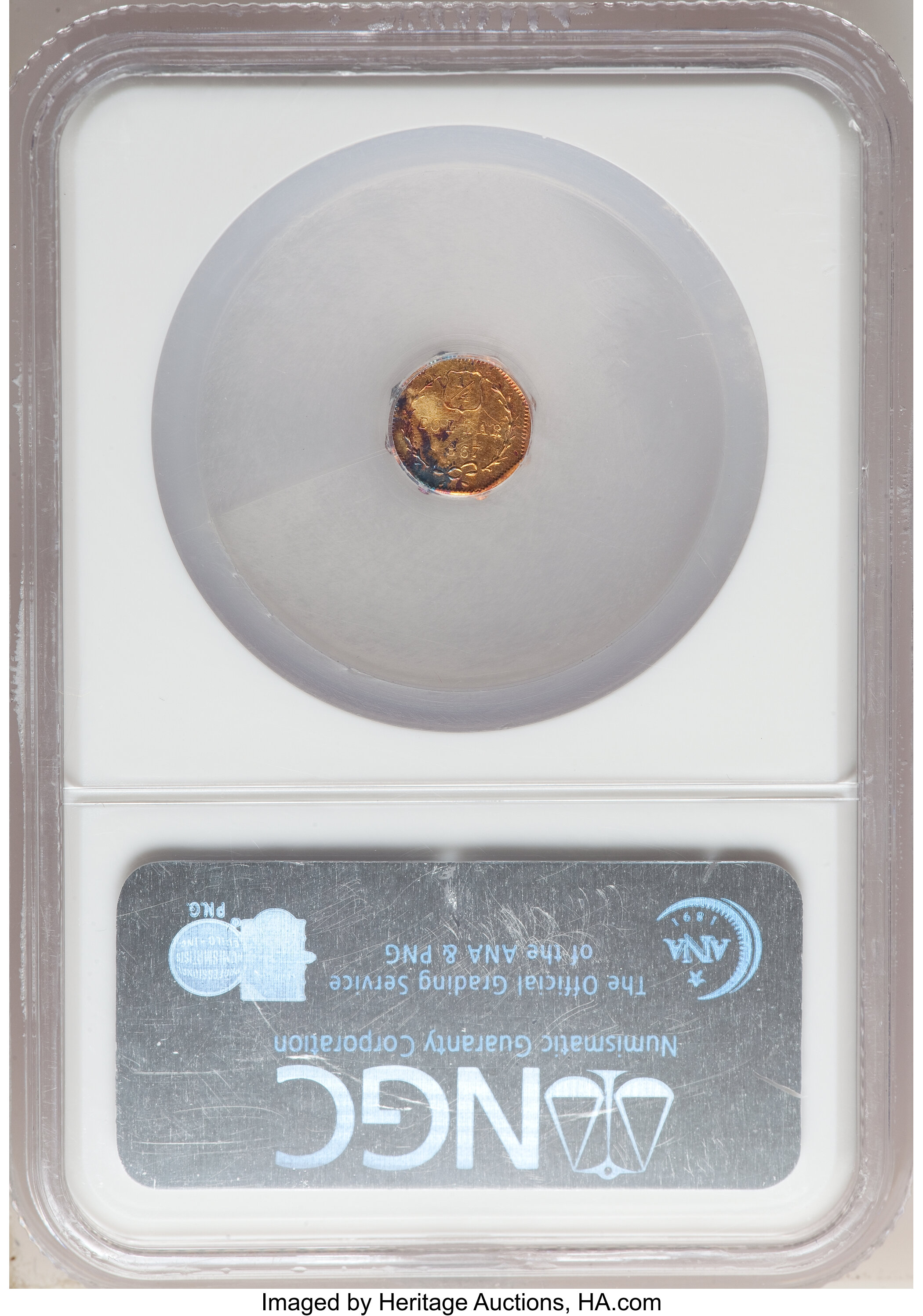 image for: 1867 25C Liberty Head Octagonal 25 Cents, BG-742, Low R.7, MS62 NGC. NGC Census: (3/1). PCGS Population: (4/1).  ...