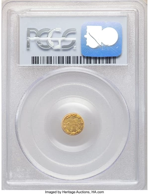 image for: 1871 25C Liberty Round 25 Cents, BG-837, R.7, MS63 PCGS. PCGS Population: (1/0). NGC Census: (0/0). ...