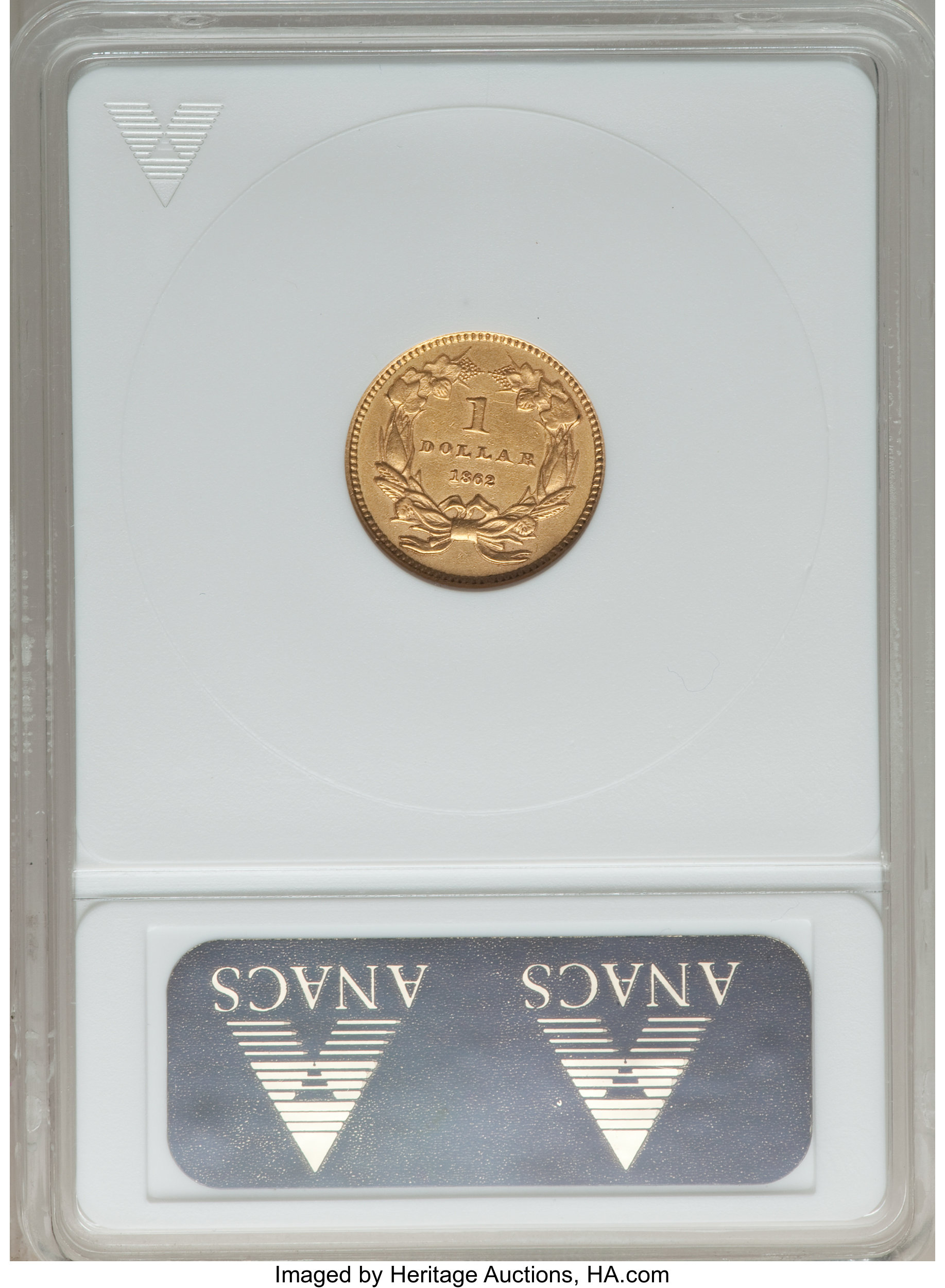 1862 $1 Gold MS Values | Greysheet