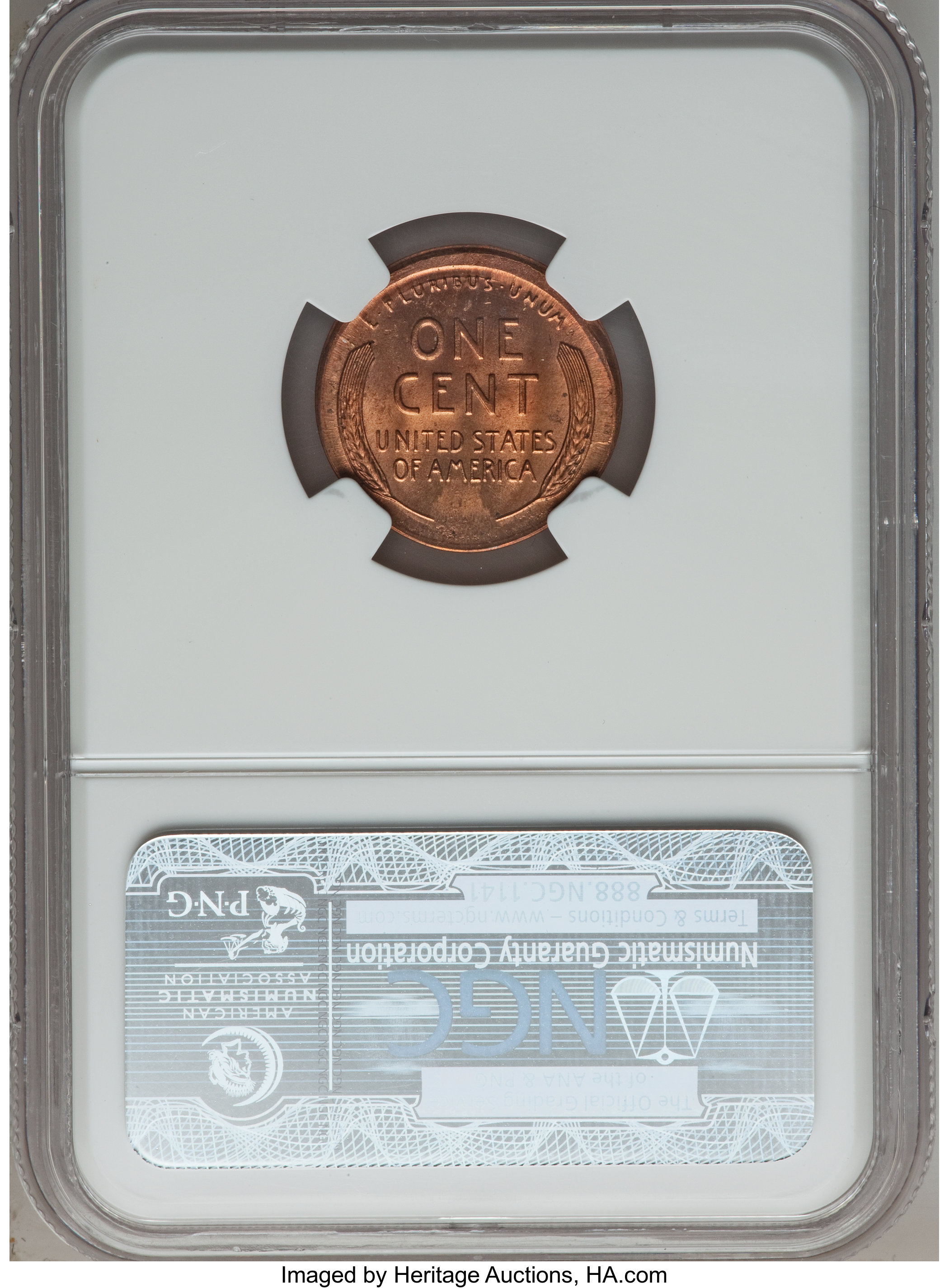 1954-S 1c MS RD MS63 RD thumbnail 7