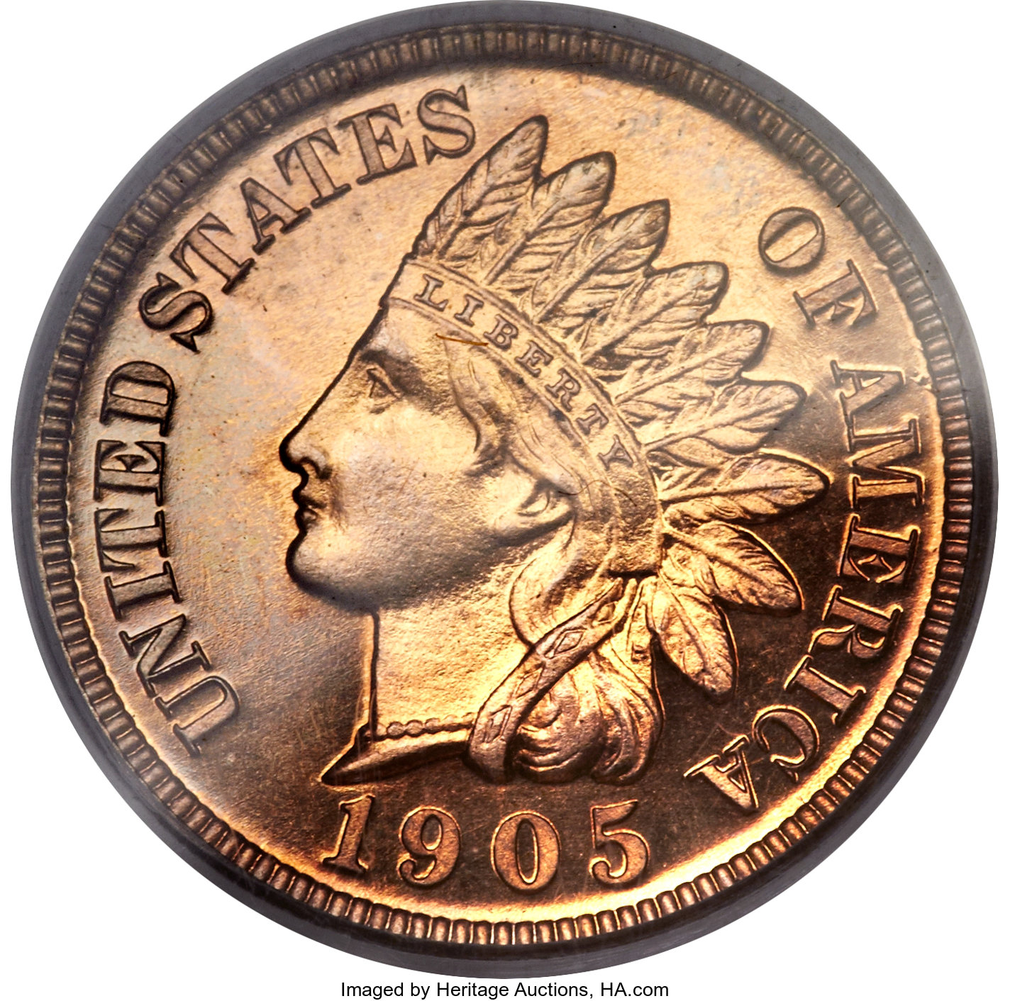 image for: 1905 1C PR65 Red Cameo PCGS Secure....