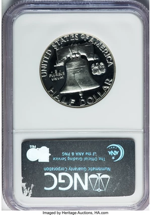 image for: 1958 50C PR69 Cameo NGC....