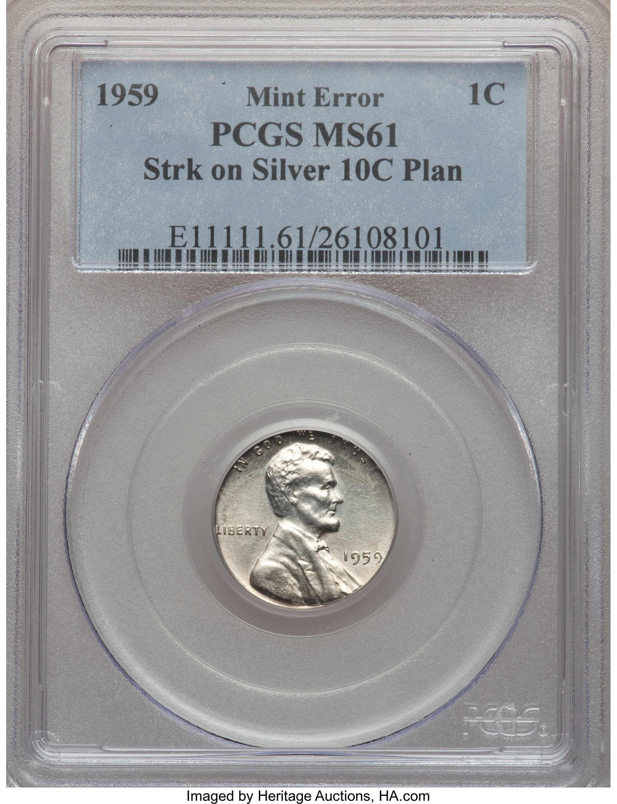 1959 1c MS RD MS61 RD thumbnail 6