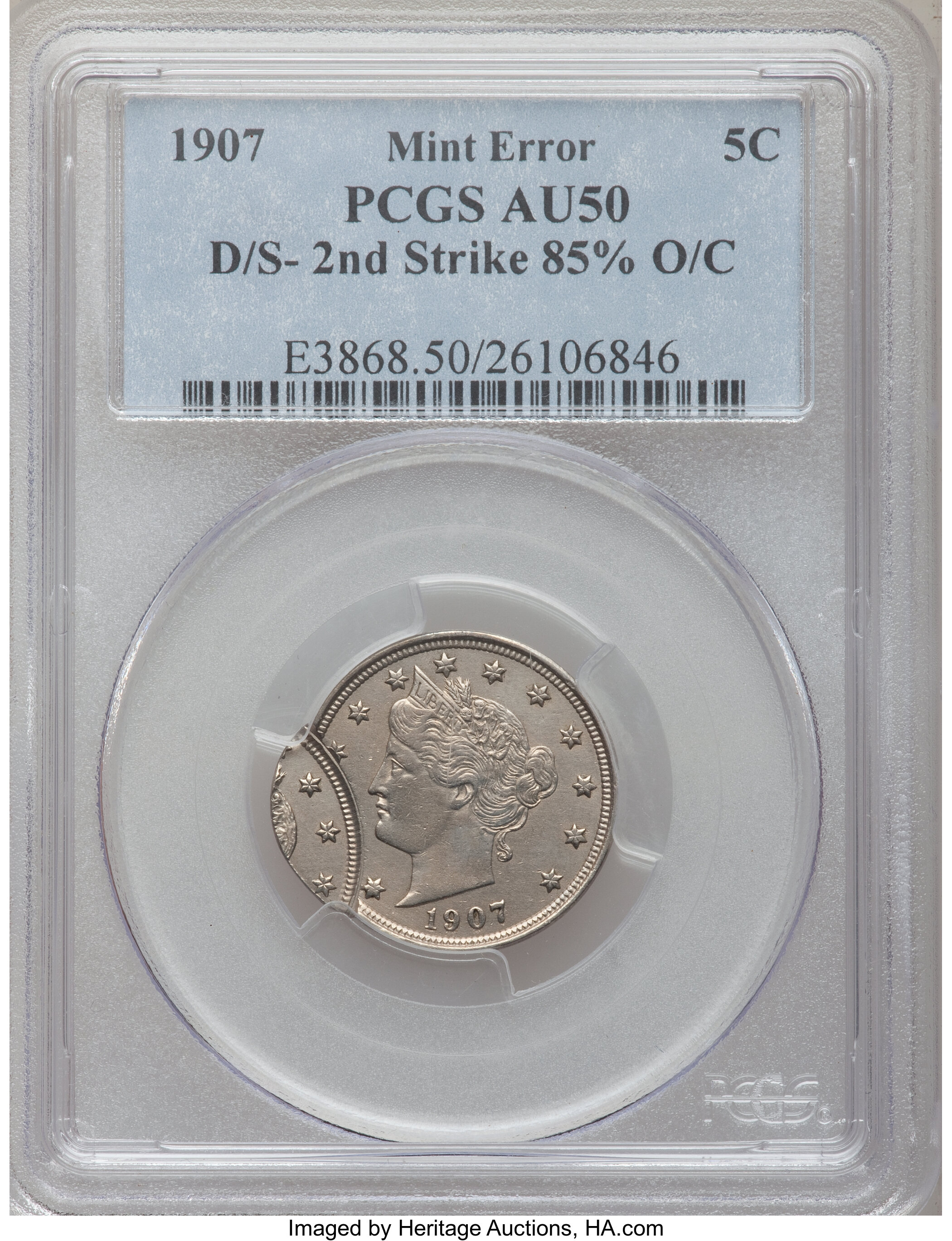 1907 5c VG8 thumbnail 22