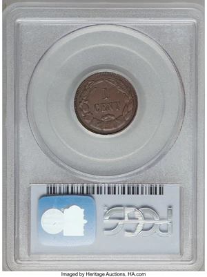 image for: 1861 Confederate States of America Cent PR62 Brown PCGS. Copper 1874 Haseltine Restrike, Breen-8008, R.5....