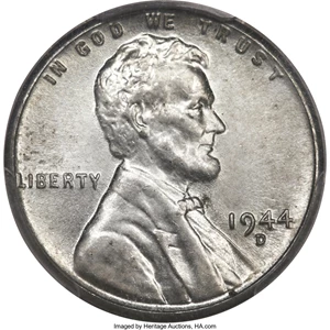 image for: 1944-D 1C On Steel Planchet MS63 PCGS Secure....