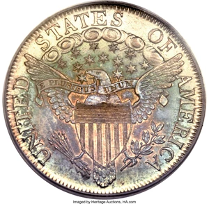 image for: 1807 50C Specimen MS65 PCGS. O-109, unique as a specimen strike....