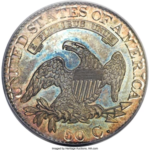 image for: 1825 50C PR62 PCGS. O-113, R.8 as a Proof....