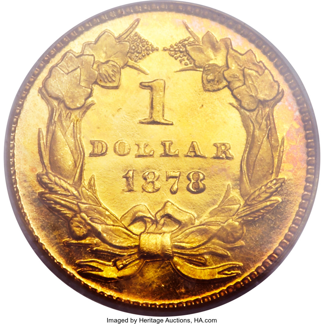 image for: 1878 G$1 PR65 Deep Cameo PCGS....