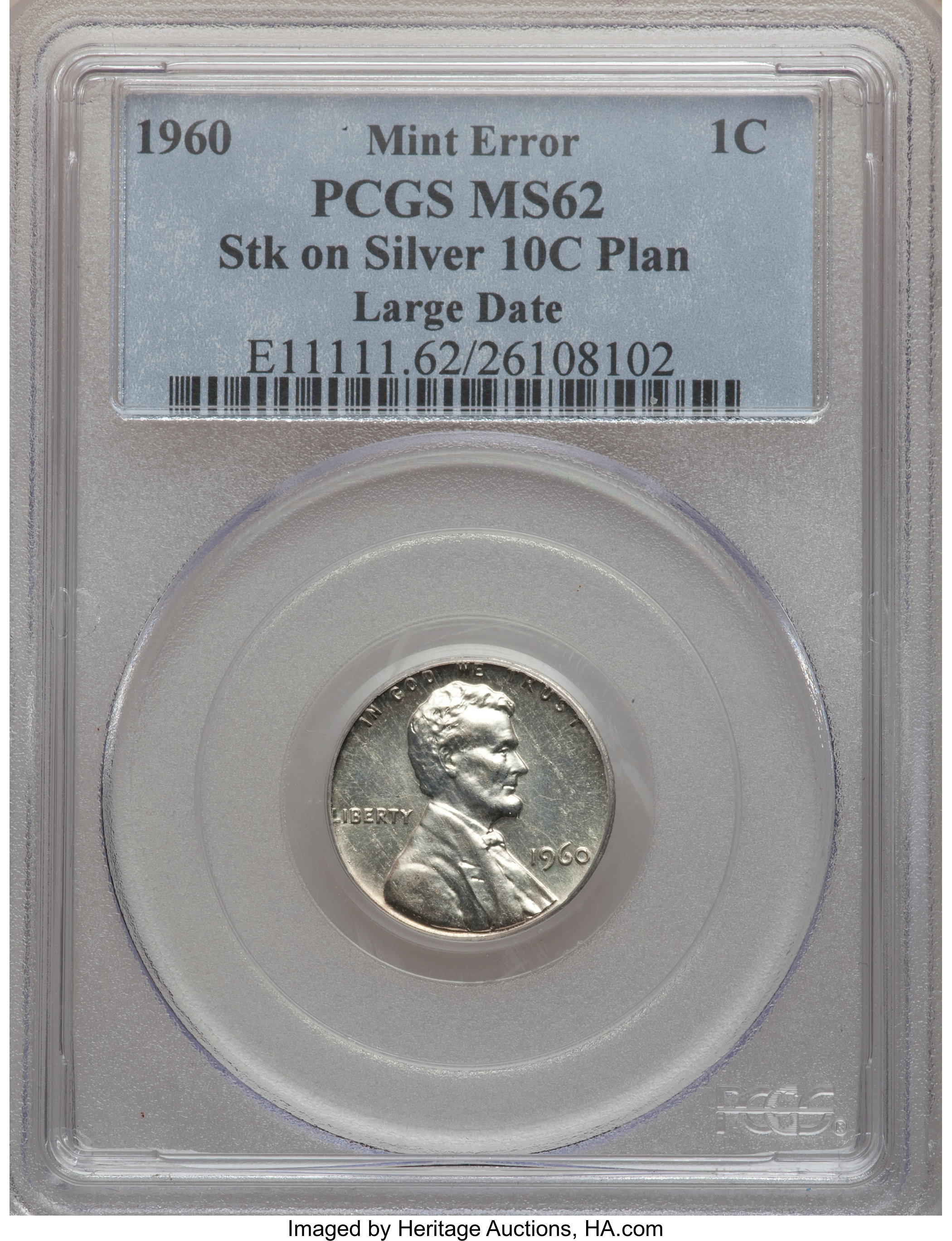 1960 1c Large Date MS RD MS60 RD thumbnail 14