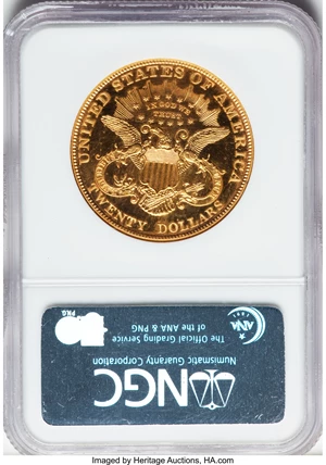 image for: 1906 $20 PR64 Cameo NGC....