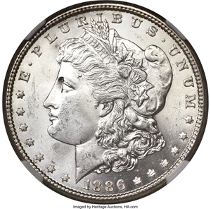 image for: 1886/1886 $1 MS63 NGC. VAM-20....