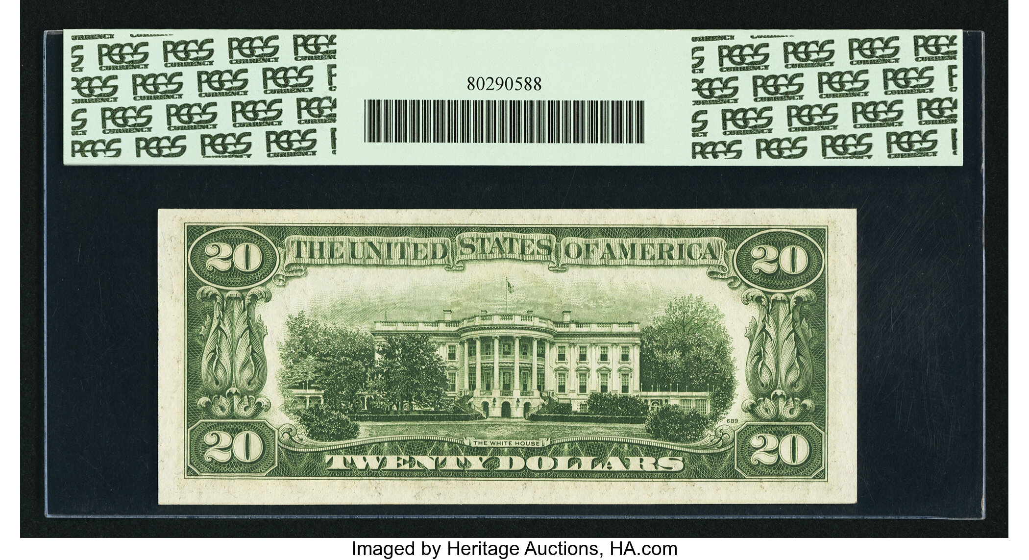 image for: Fr. 2058-B $20 1934D Federal Reserve Note. PCGS Very Choice New 64PPQ....