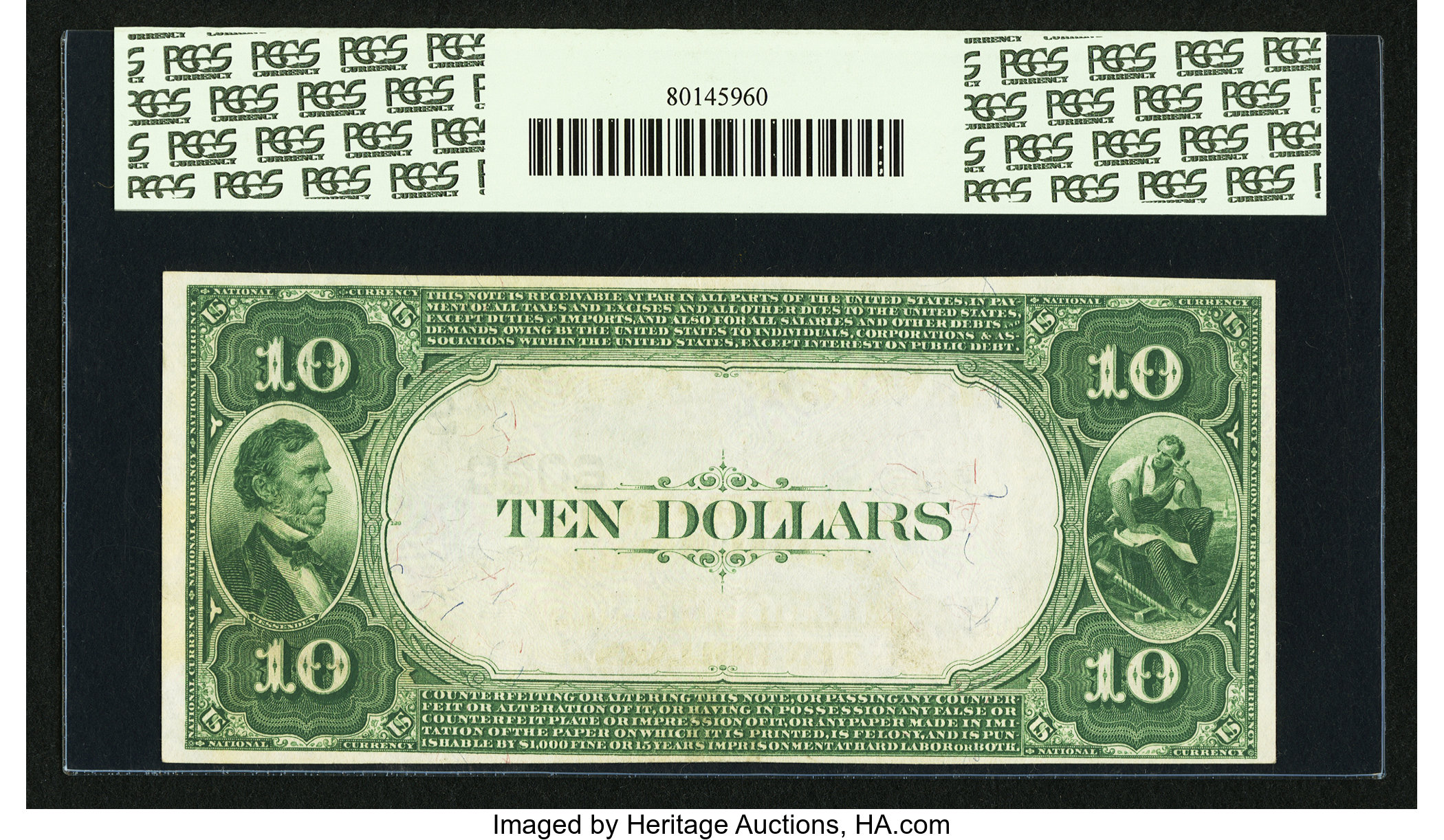 image for: Elizabethtown, KY - $10 1882 Value Back Fr. 579 The First-Hardin NB Ch. # (S)6028...