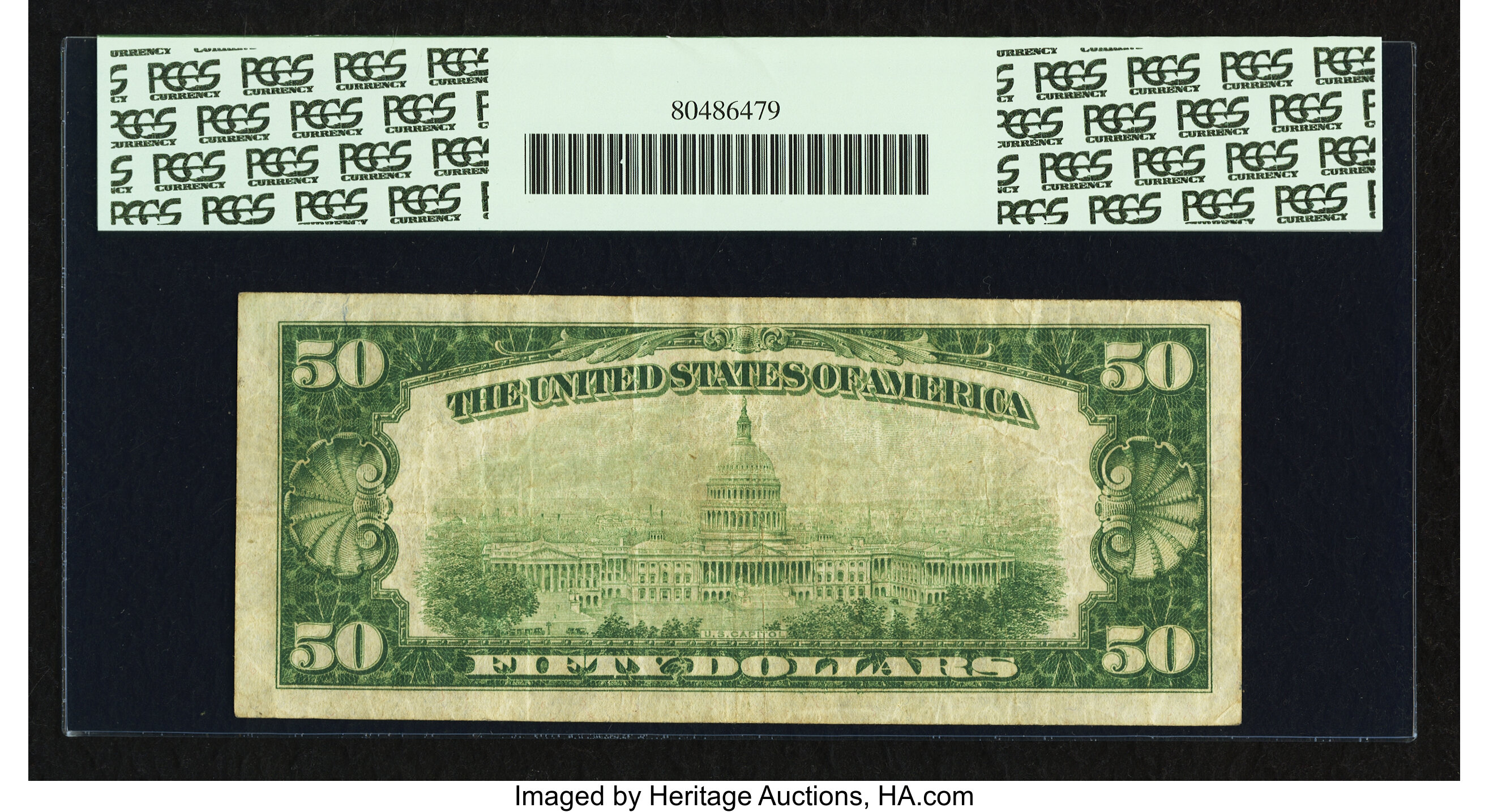 image for: Fr. 2100-D* $50 1928 Federal Reserve Note. PCGS Very Fine 25....