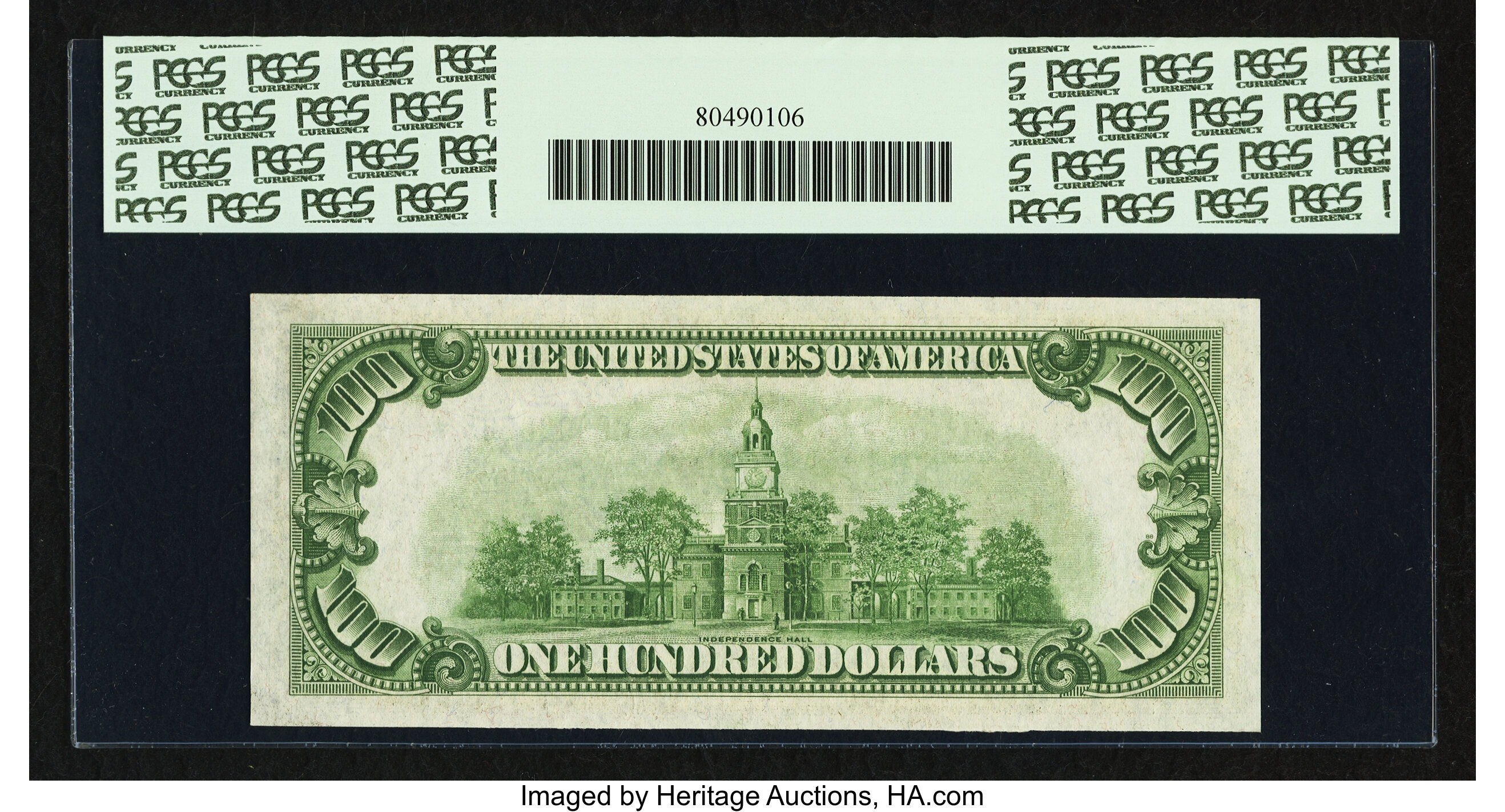 image for: Fr. 2153-C* $100 1934A Mule Federal Reserve Note. PCGS Gem New 65PPQ....