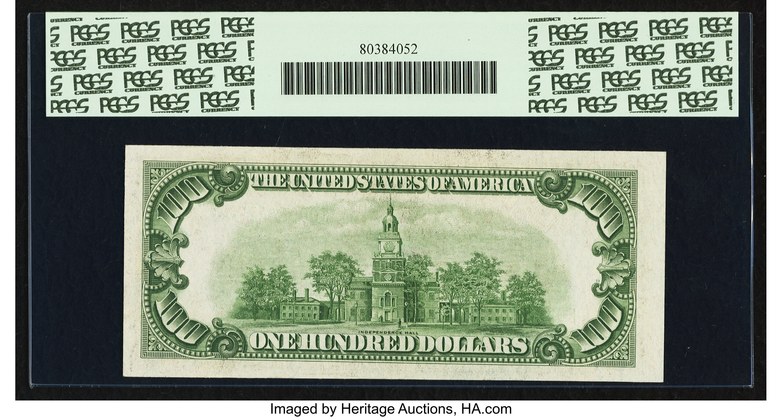 image for: Fr. 2155-F* $100 1934C Federal Reserve Note. PCGS Choice New 63....