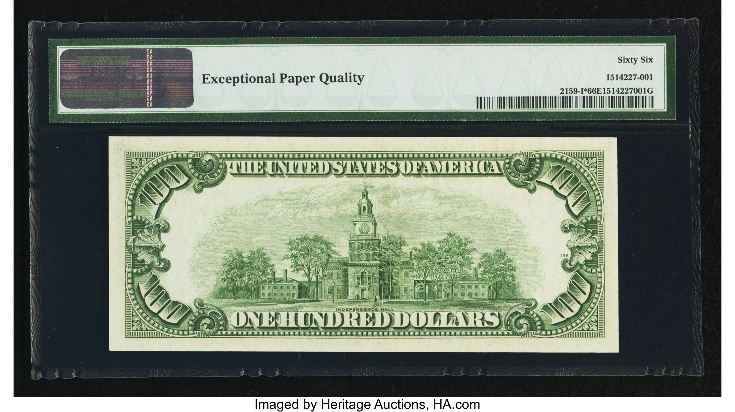 image for: Fr. 2159-I* $100 1950B Federal Reserve Note. PMG Gem Uncirculated 66 EPQ....