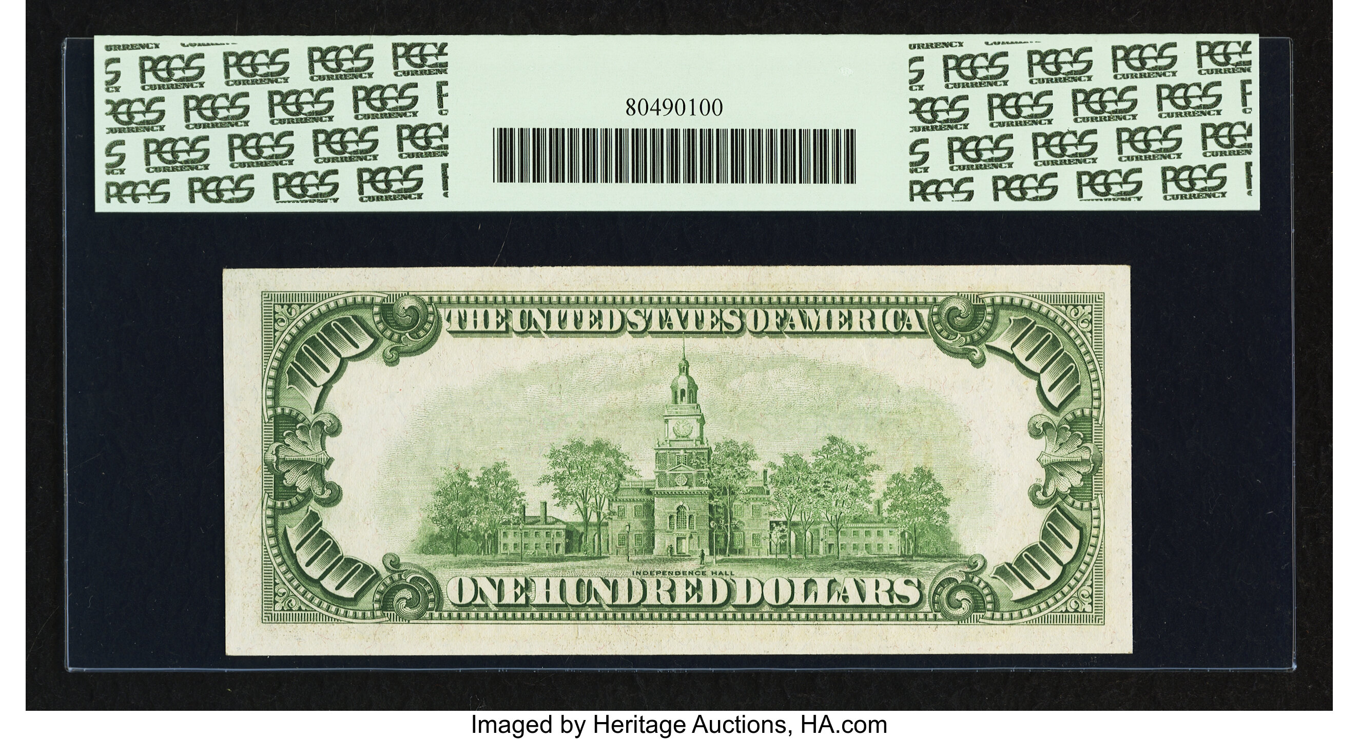 image for: Fr. 2155-H* $100 1934C Mule Federal Reserve Note. PCGS Very Choice New 64PPQ....
