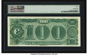 image for: Fr. 377 $100 1890 Treasury Note PMG Very Fine 30....