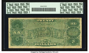 image for: Fr. 372 $20 1890 Treasury Note PCGS Apparent Fine 15....