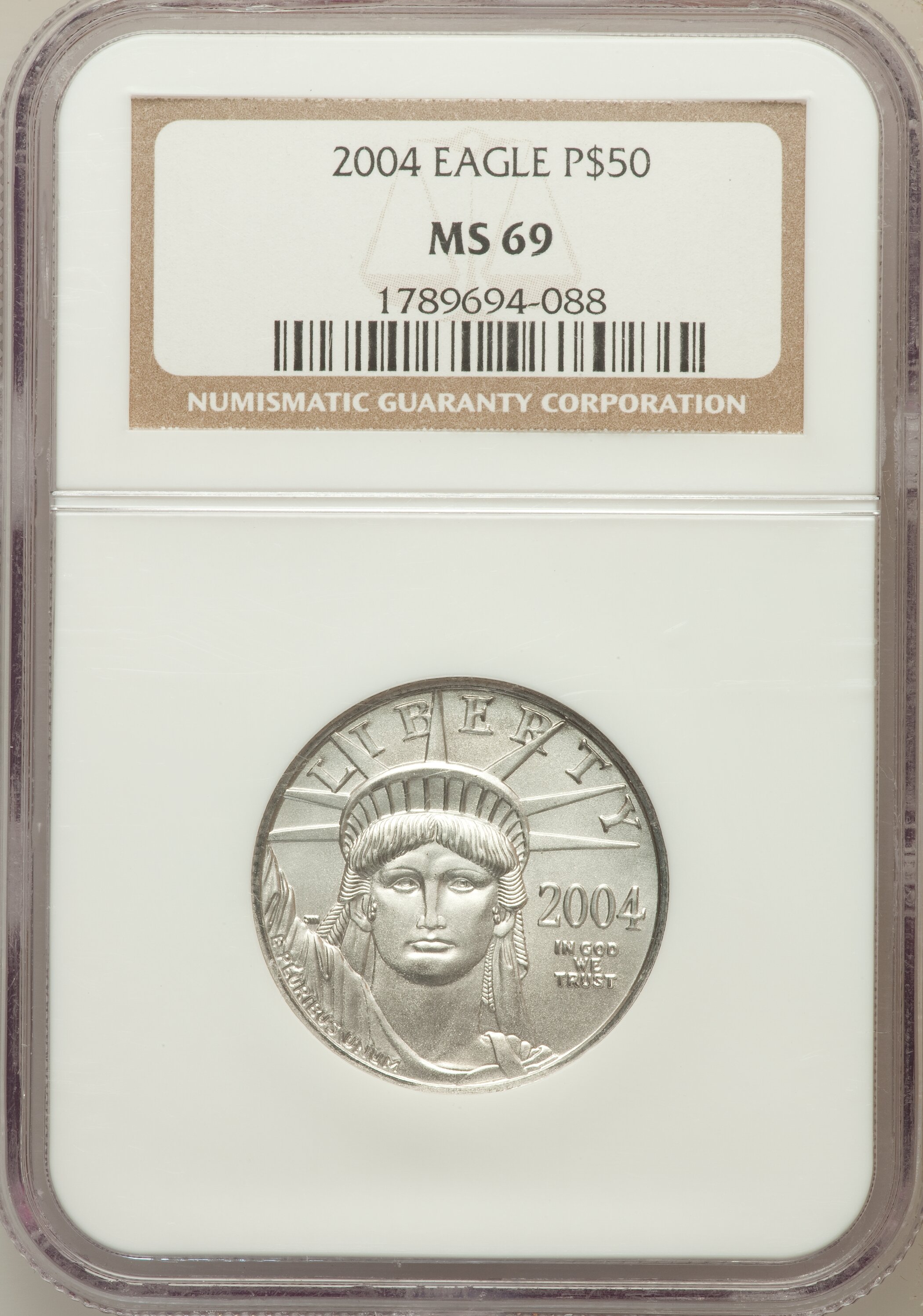 2004 P$100  Platinum Eagle MS65 thumbnail 11