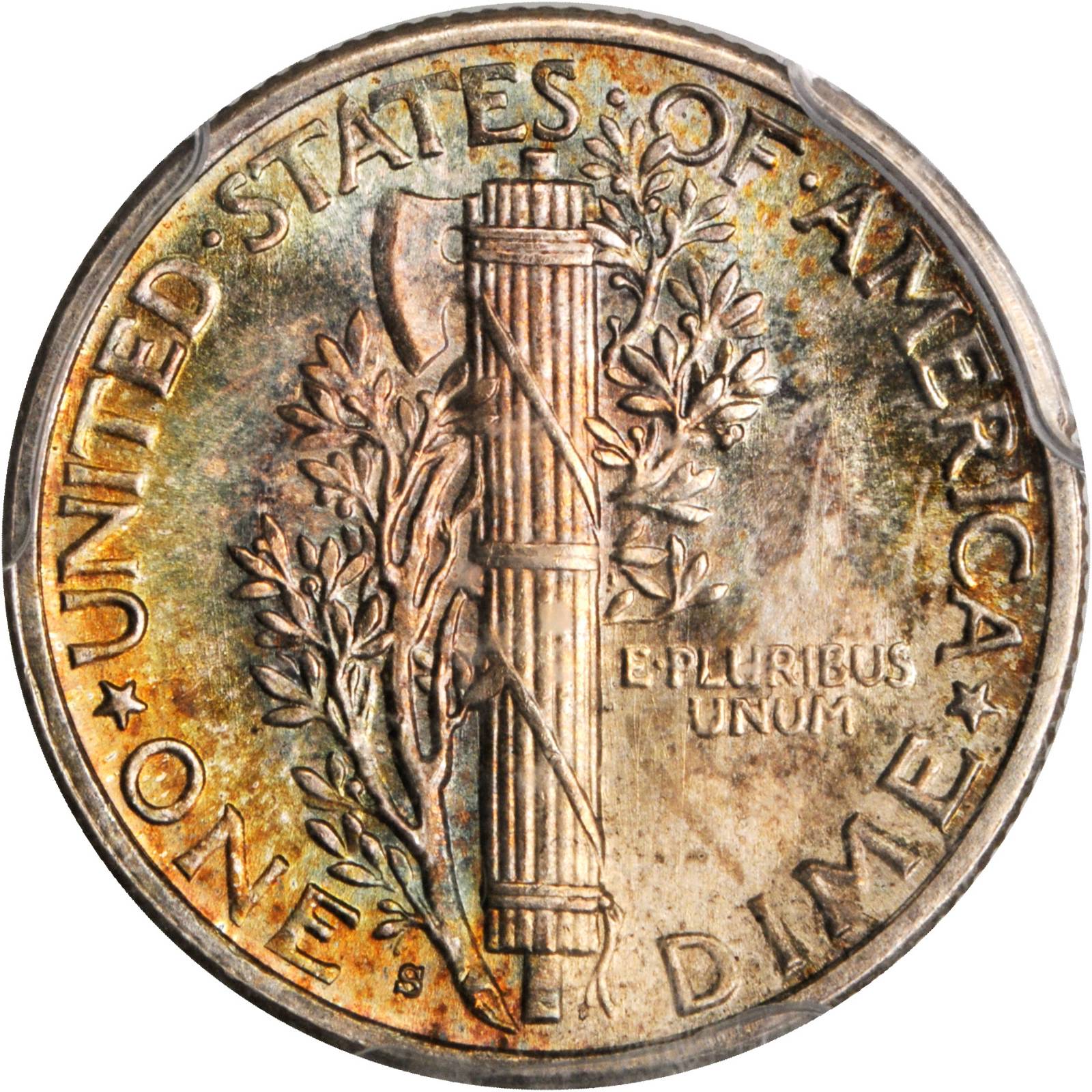 image for: 1945-S Mercury Dime. FS-512. Micro S. MS-68 FB (PCGS). CAC. Secure Holder.
