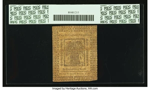 image for: Delaware January 1, 1776 2s 6d PCGS Very Fine 30....