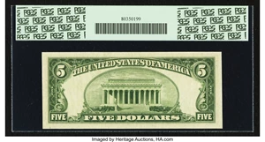 image for: Fr. 1963-I $5 1950B Federal Reserve Note. PCGS Gem New 65PPQ....