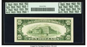 image for: Fr. 2012-J $10 1950B Federal Reserve Note. PCGS Gem New 66PPQ....