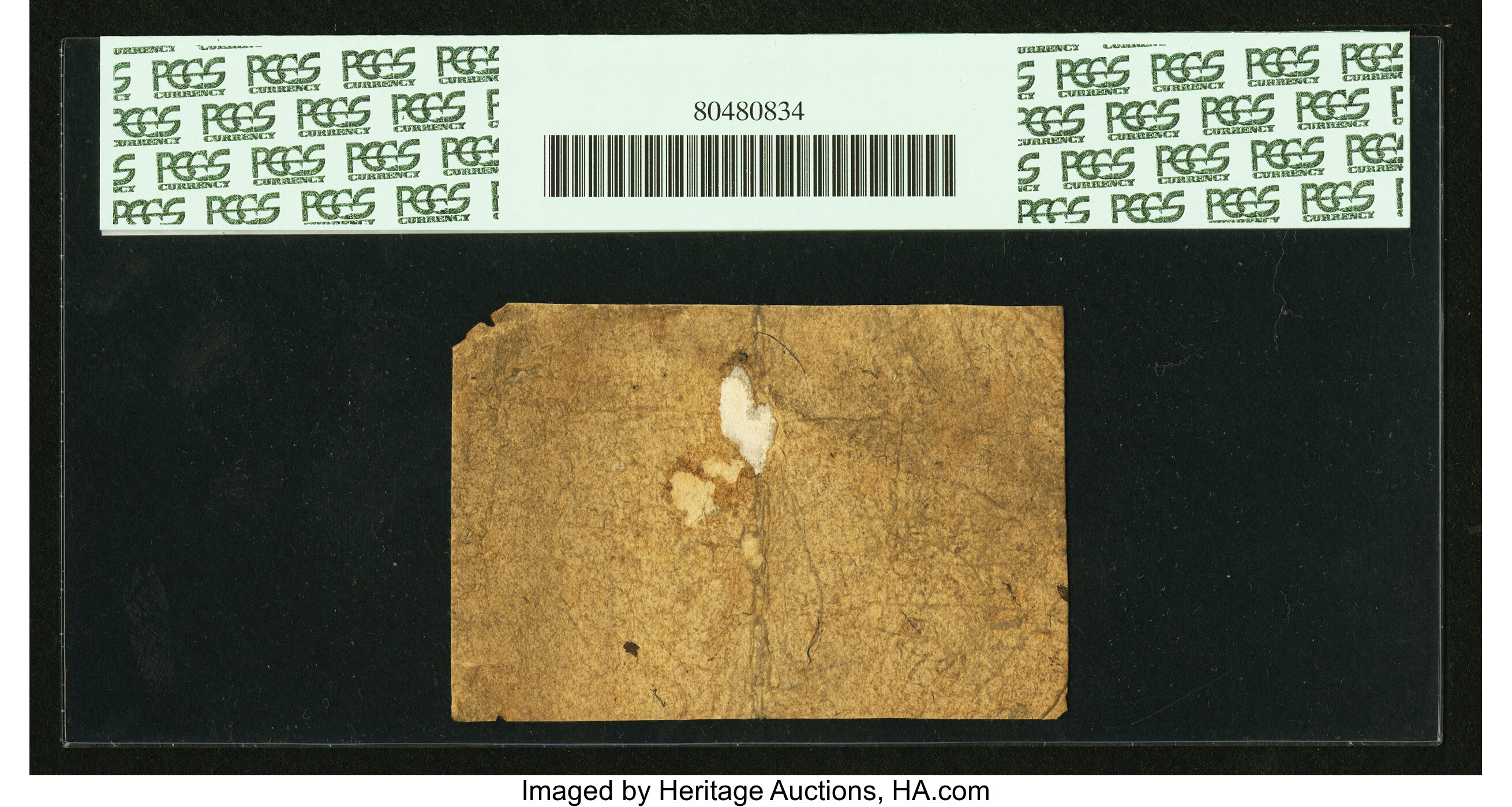 image for: Virginia Oct. 7, 1776 $4 PCGS Apparent Very Fine 20....