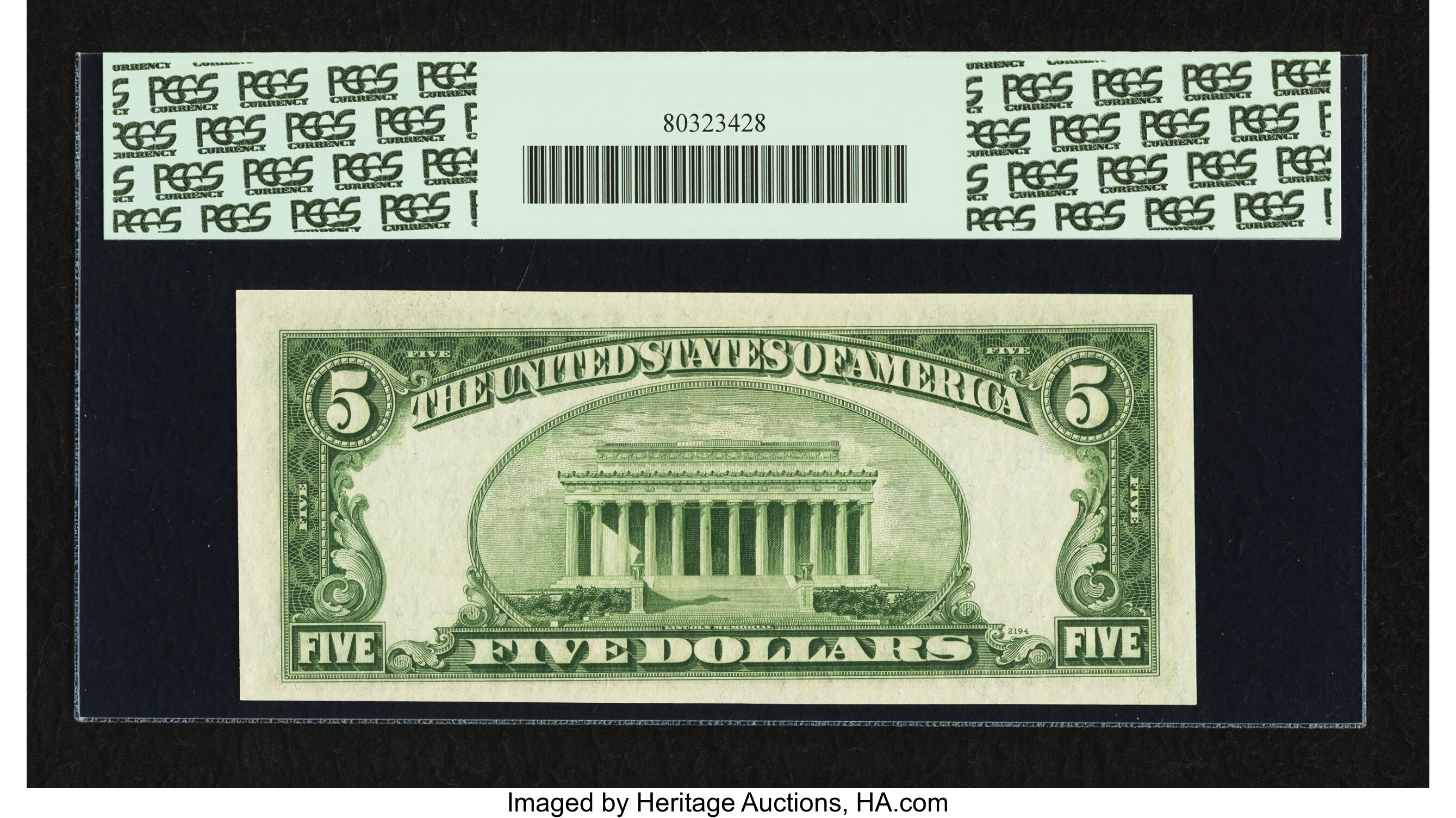 image for: Fr. 1963-J* $5 1950B Federal Reserve Star Note. PCGS Very Choice New 64PPQ....