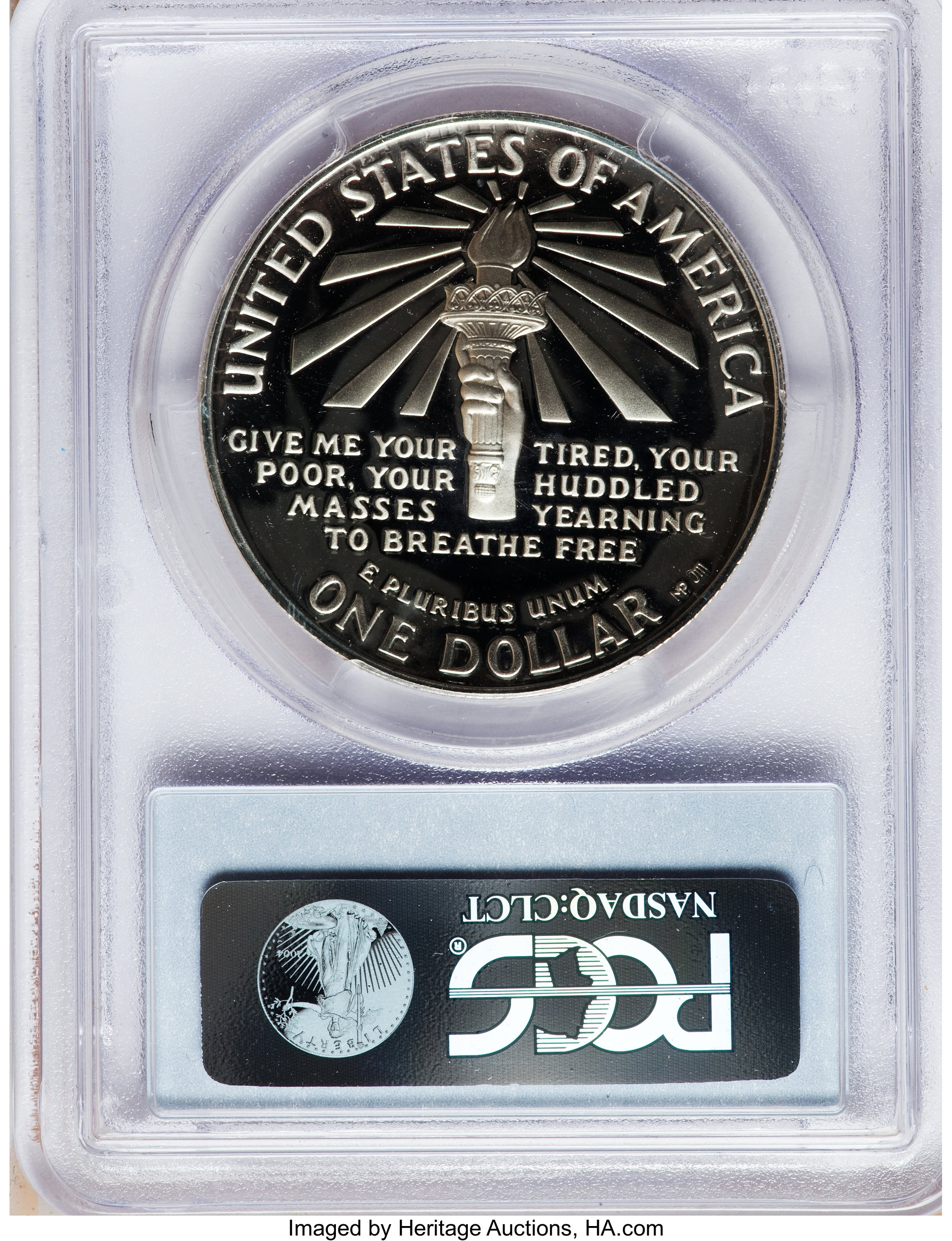 1986-S S$1 Statue of Liberty PR DCAM PR68 DCAM thumbnail 8