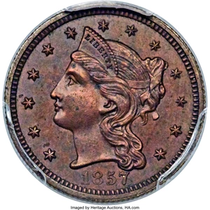 image for: 1860 P$21/2 Quarter Eagle, Judd-270, Pollock-318, R.7, PR64 Brown PCGS....