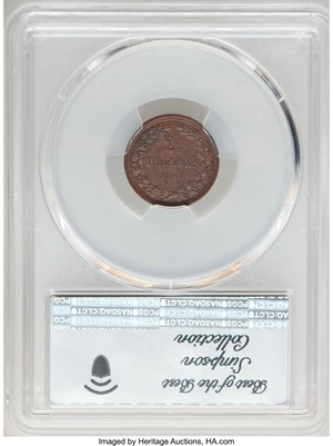 image for: 1860 P$21/2 Quarter Eagle, Judd-270, Pollock-318, R.7, PR64 Brown PCGS....