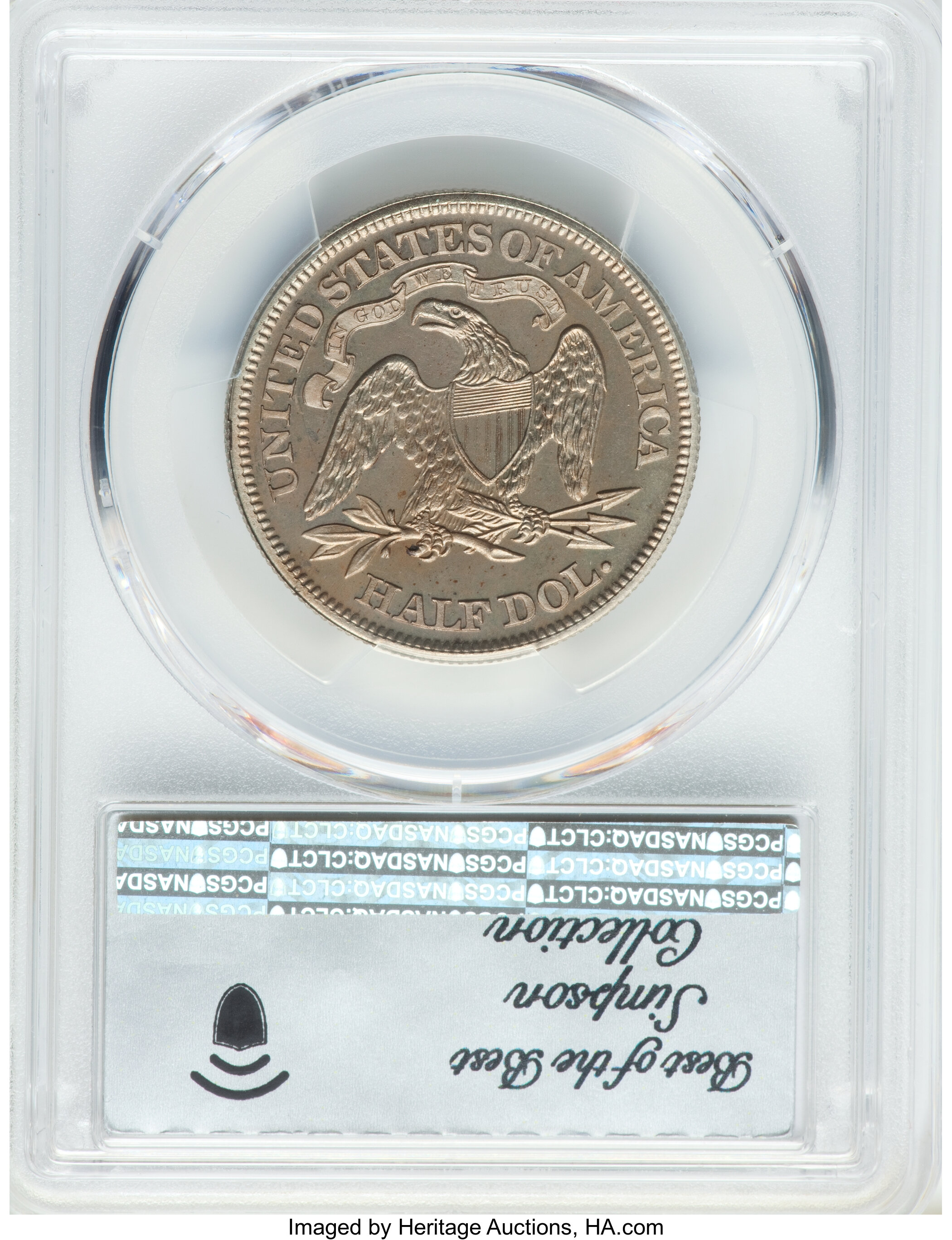 image for: 1870 50C Half Dollar, Judd-995, Pollock-1125, R.8, PR65 PCGS. CAC....