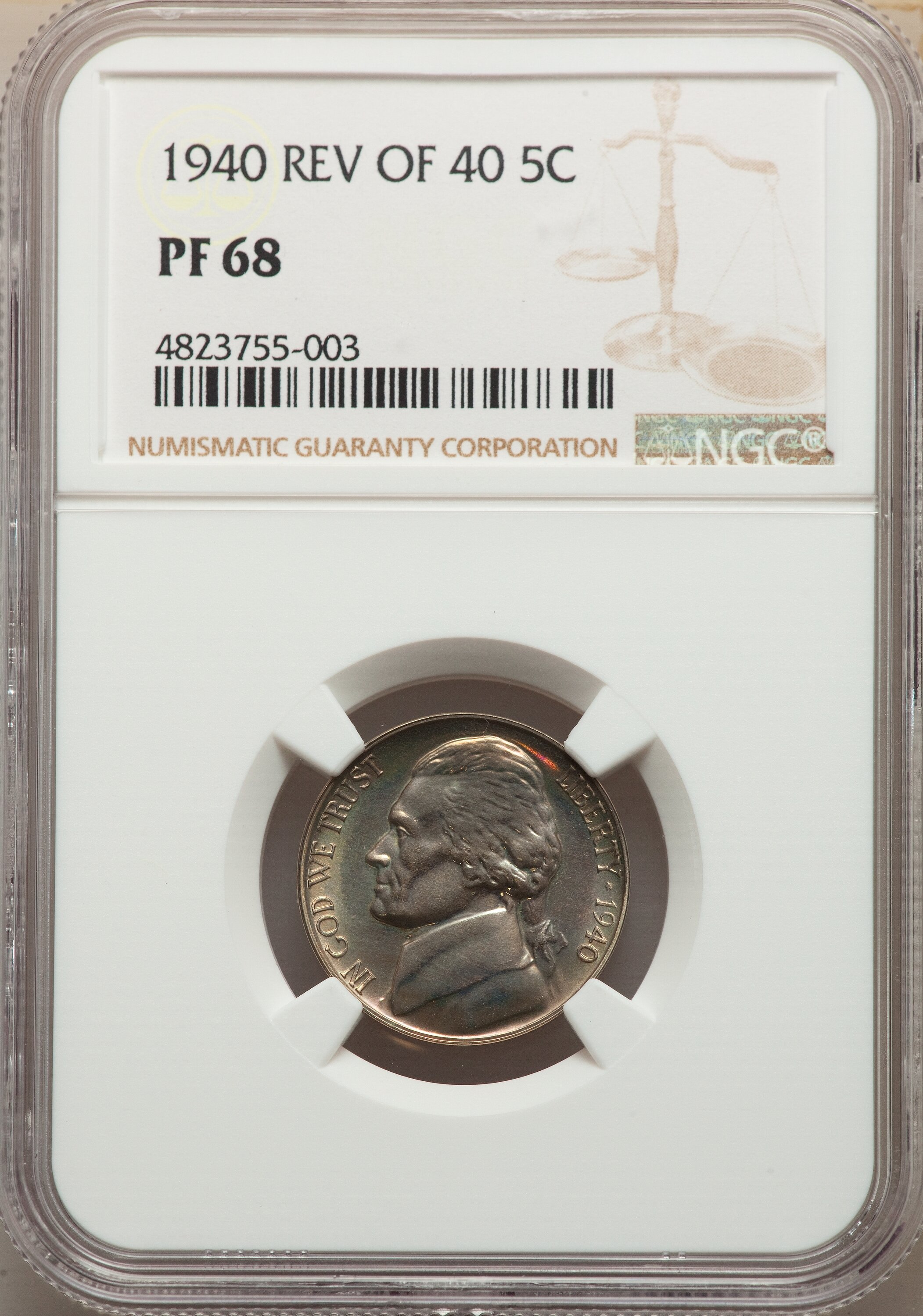 1939 5c Reverse of 1940, FS-901 PR63 CAC thumbnail 21