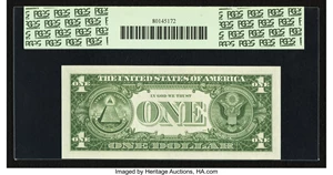 image for: Fr. 1900-B $1 1963 Federal Reserve Note. PCGS Very Choice New 64PPQ....