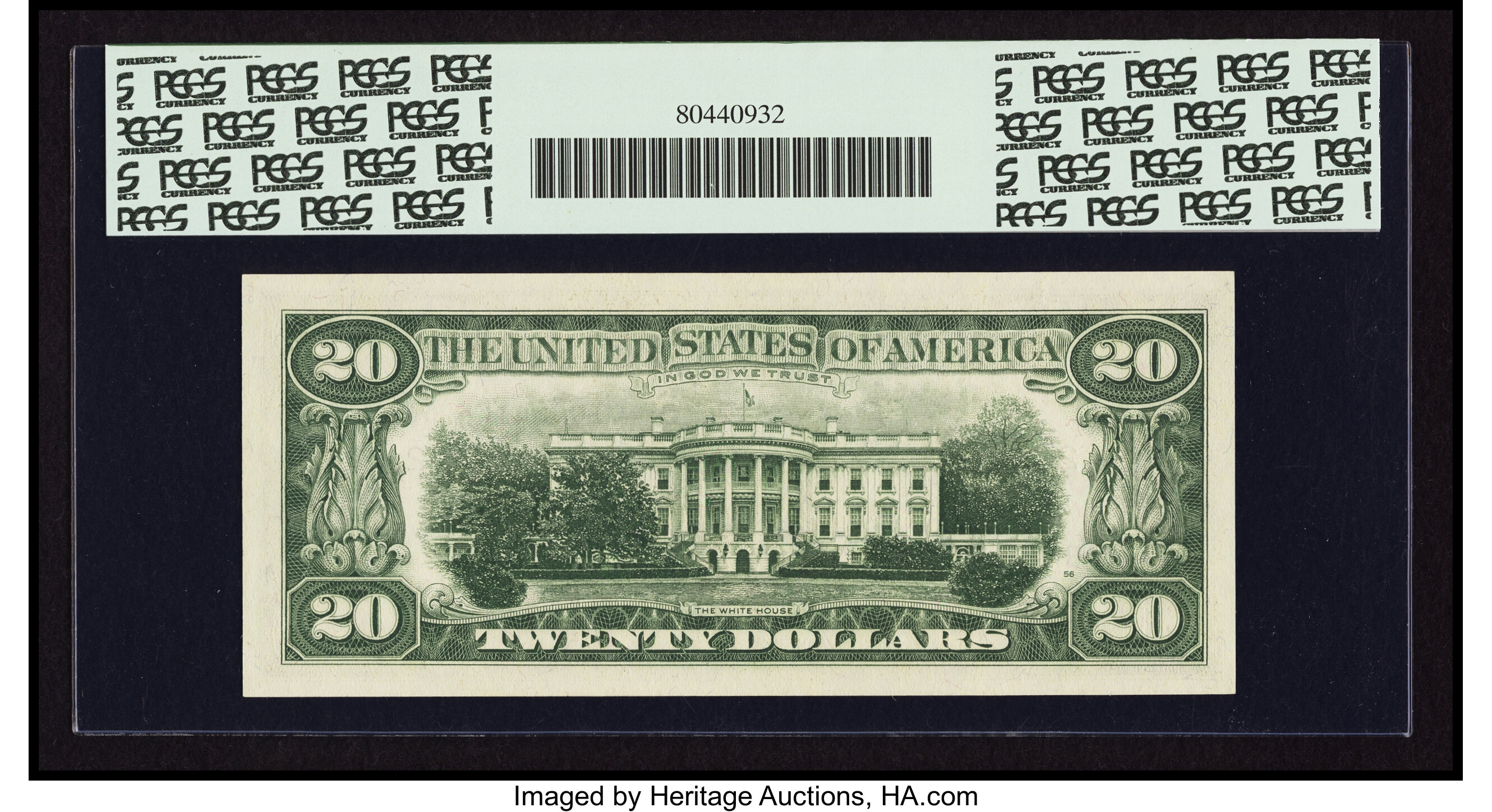 image for: Fr. 2066-B* $20 1963A Federal Reserve Star Note. PCGS Gem New 65PPQ....