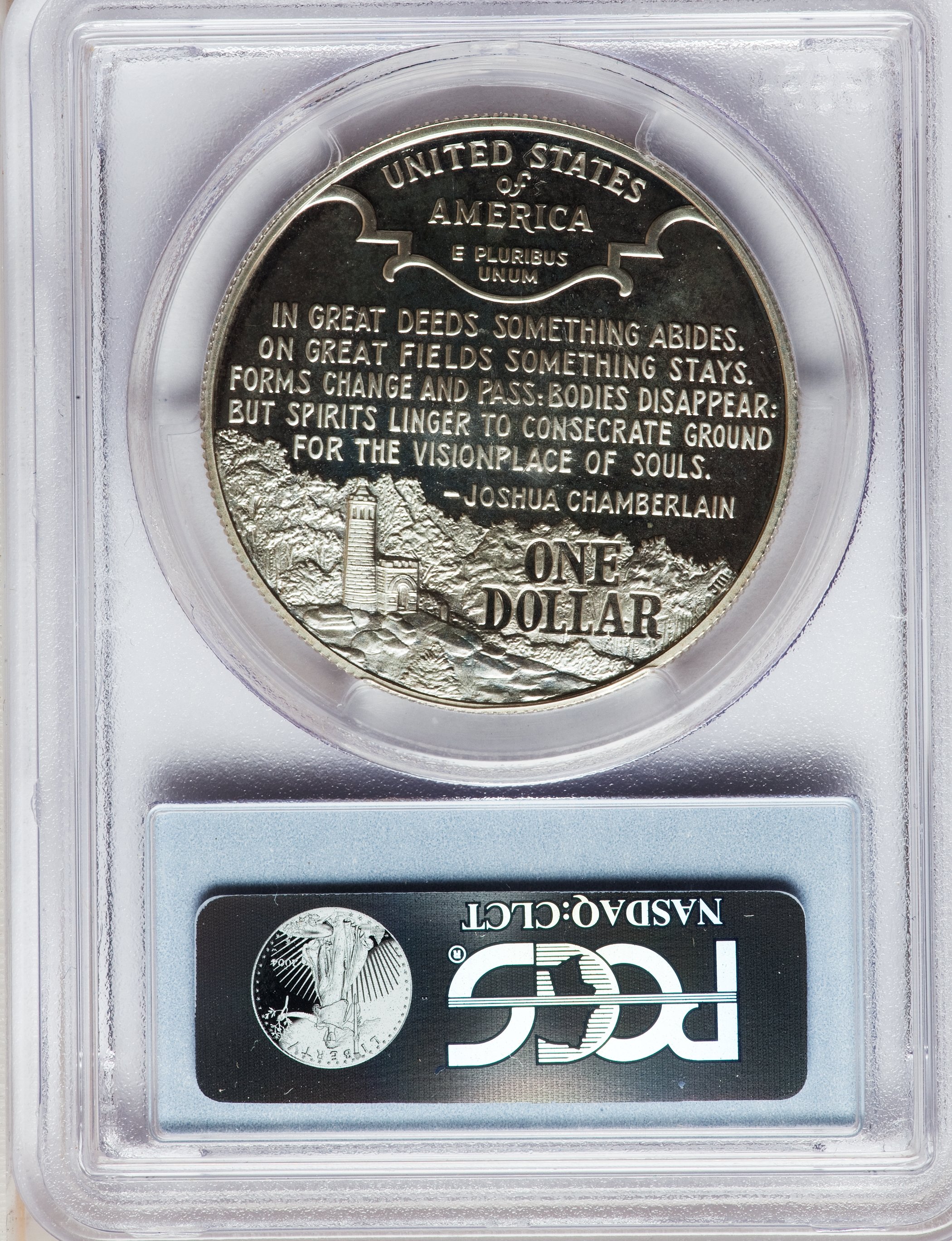 1995-S S$1 Civil War Battlefield Preservation PR DCAM PR66 DCAM thumbnail 4