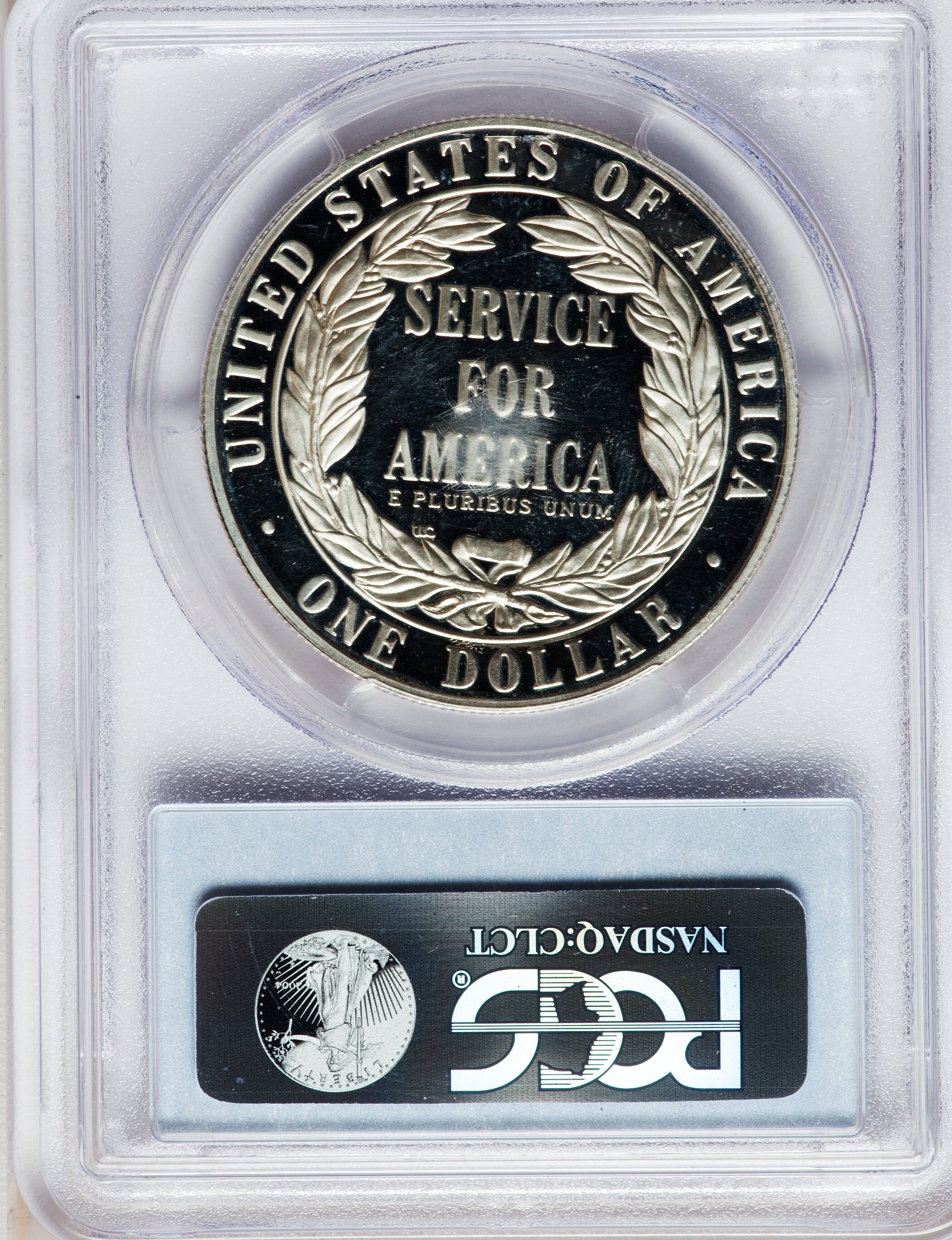 1996-S S$1 National Community Service PR DCAM PR66 DCAM thumbnail 2