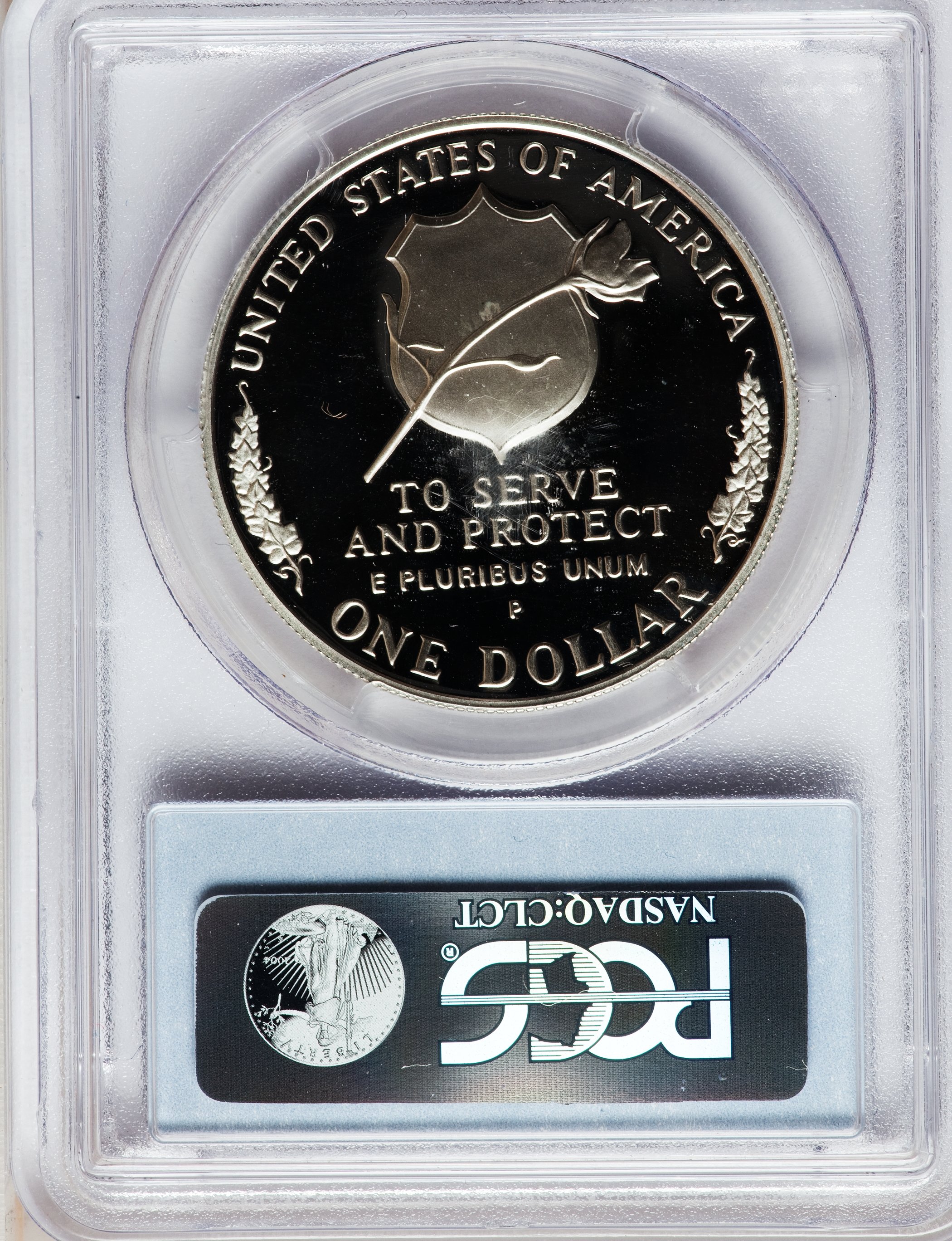 1997-P S$1 National Law Enforcement Officers Memorial PR DCAM PR67 DCAM thumbnail 2