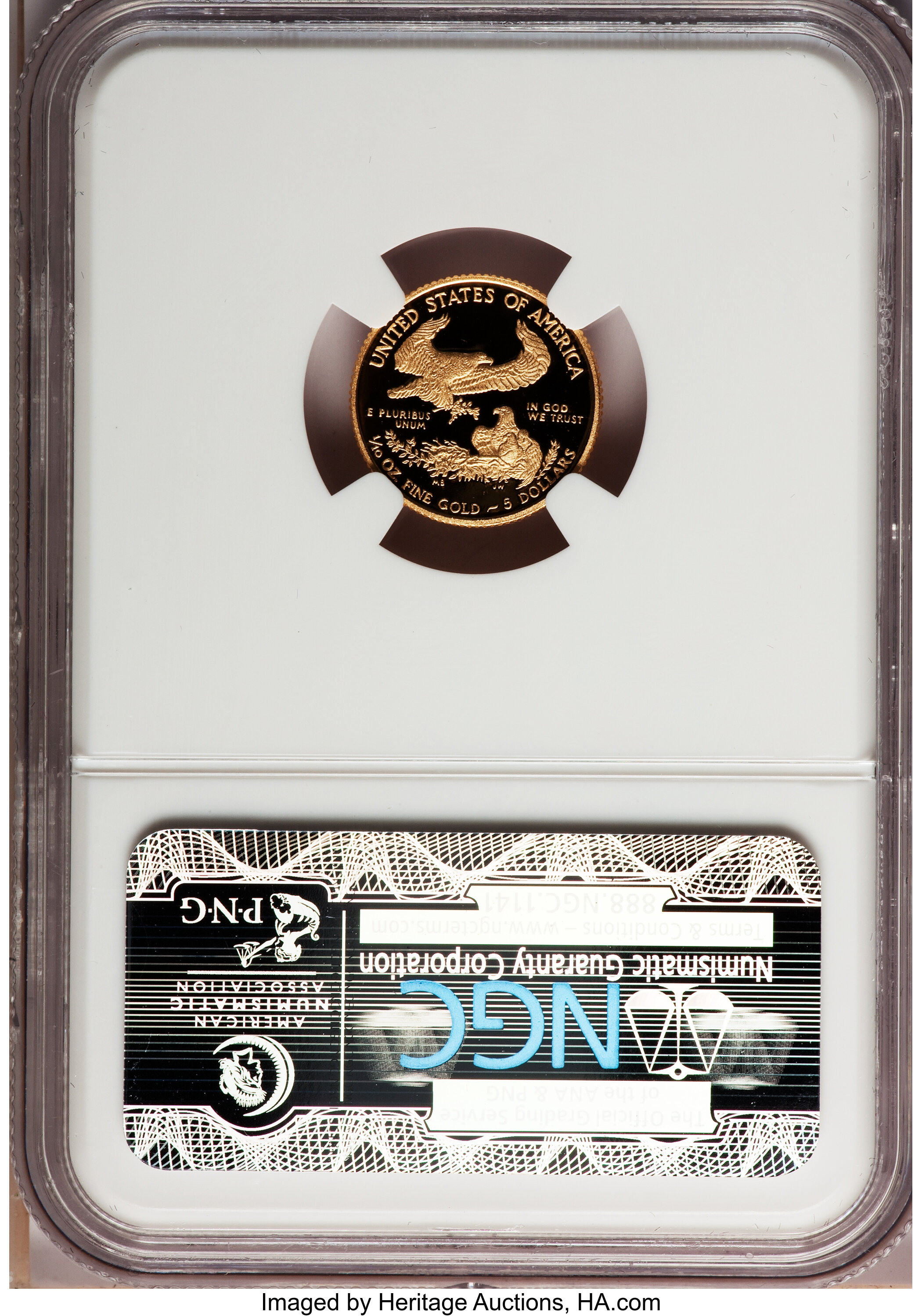2010 Set Gold Eagle, 4 Coins PR DCAM thumbnail 4