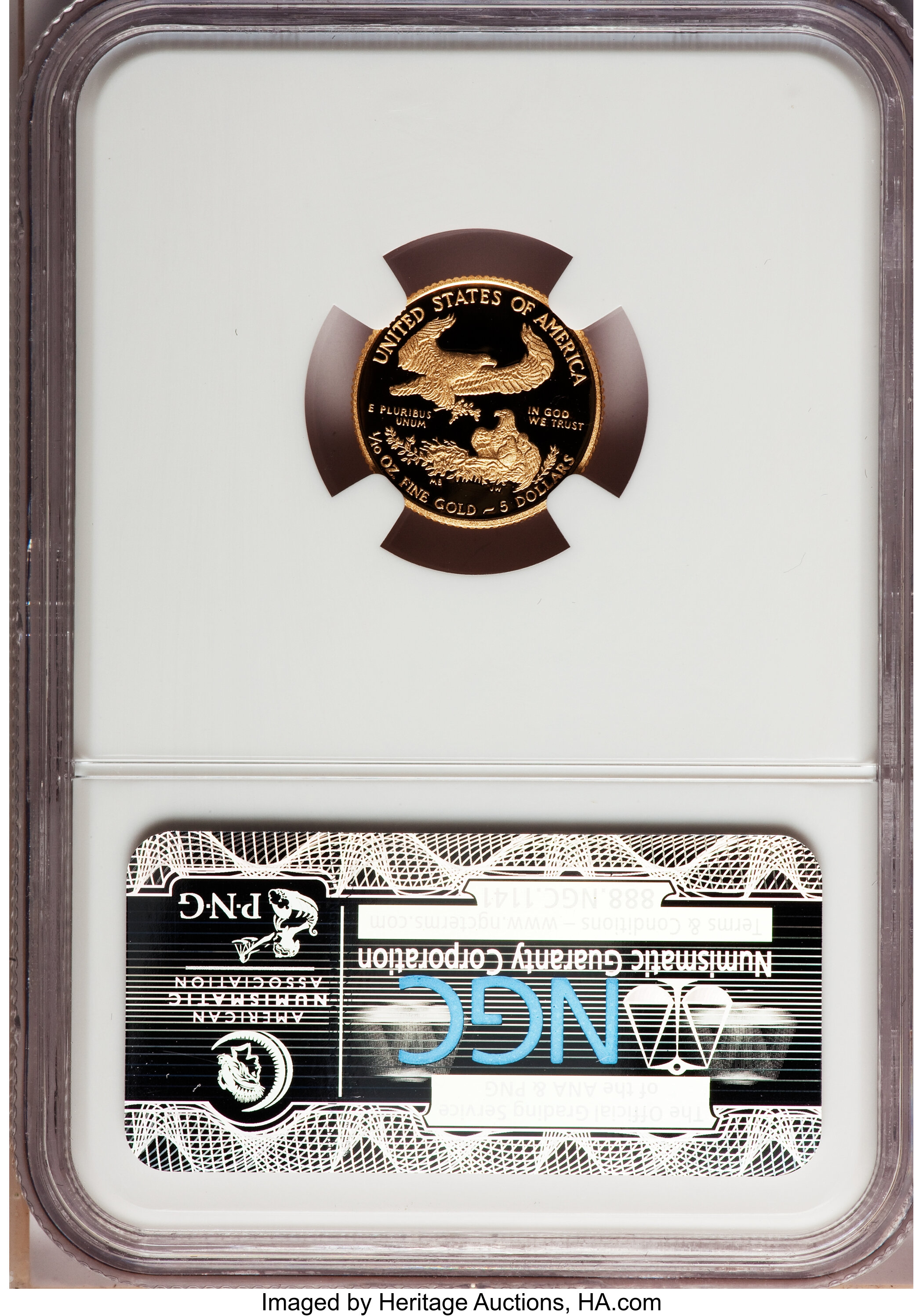 2010 Set Gold Eagle, 4 Coins PR DCAM thumbnail 6