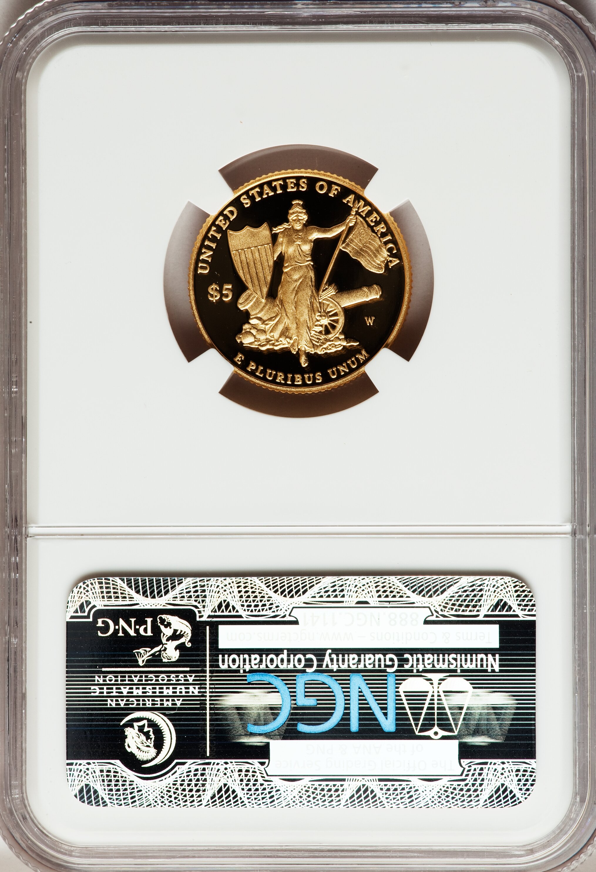 image for: 2011-W $5 Medal of Honor PR70 Ultra Cameo NGC. NGC Census: (0). PCGS Population (19).   (#507309)...