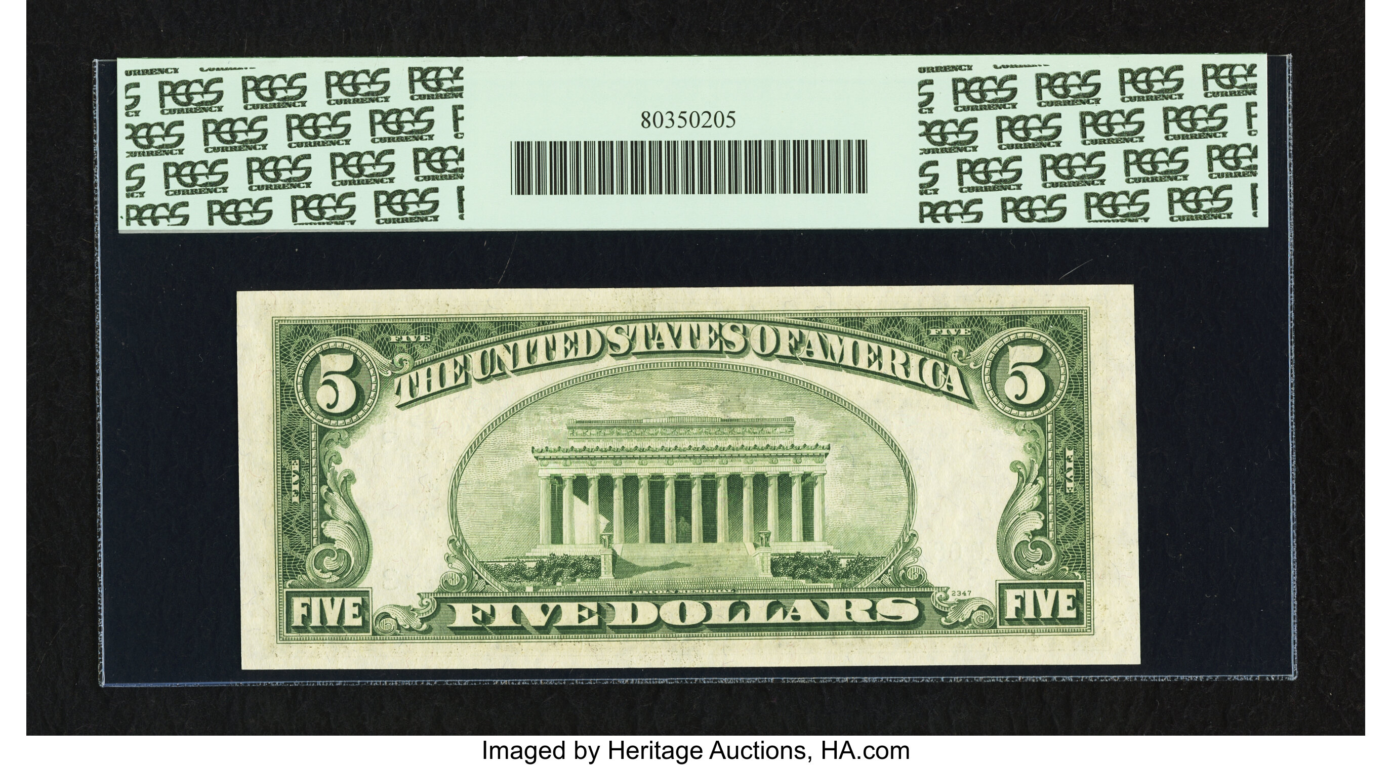 image for: Fr. 1964-C* $5 1950C Federal Reserve Note. PCGS Gem New 66PPQ....