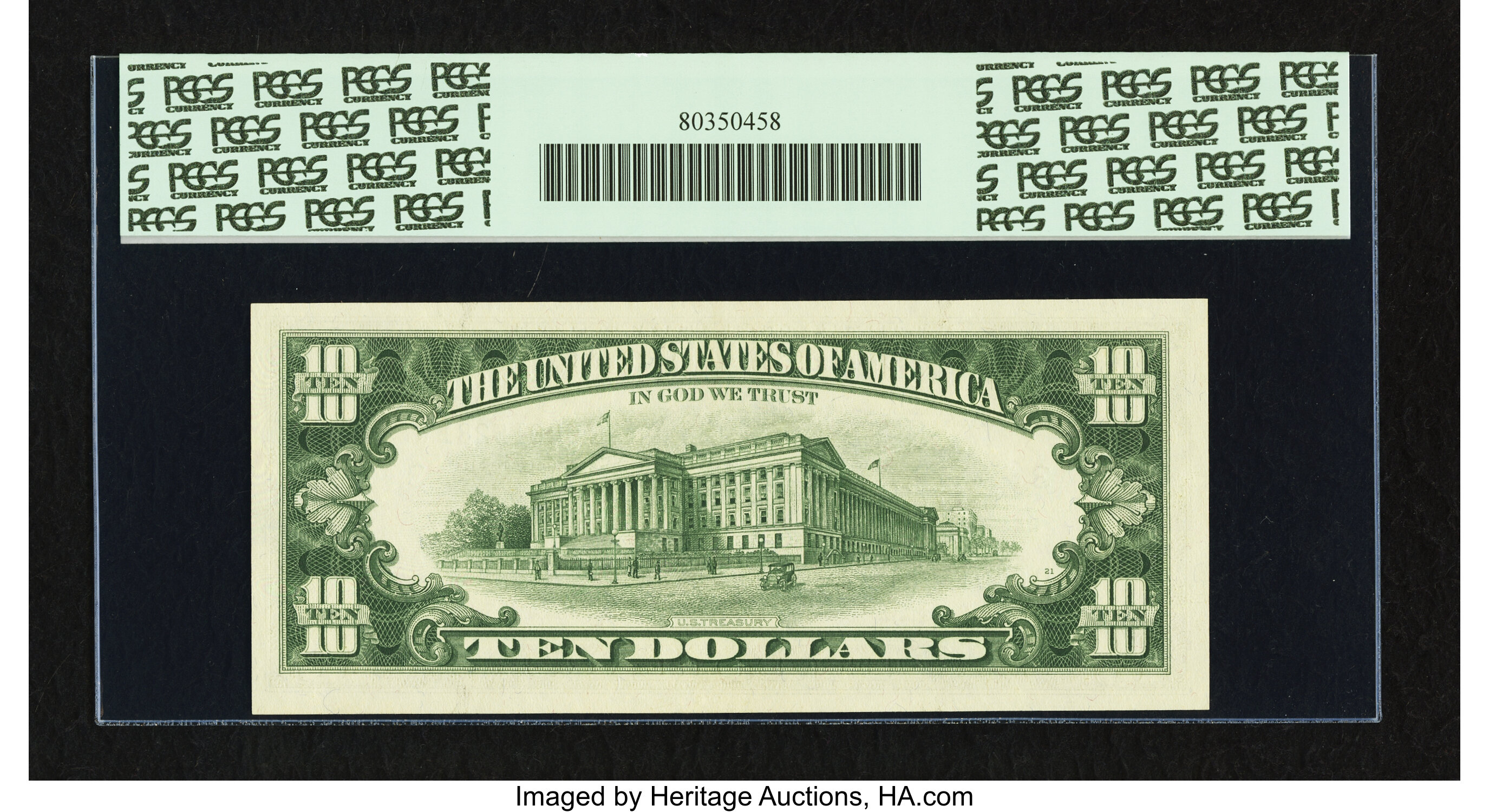 image for: Fr. 2017-C* $10 1963A Federal Reserve Note. PCGS Gem New 65PPQ....