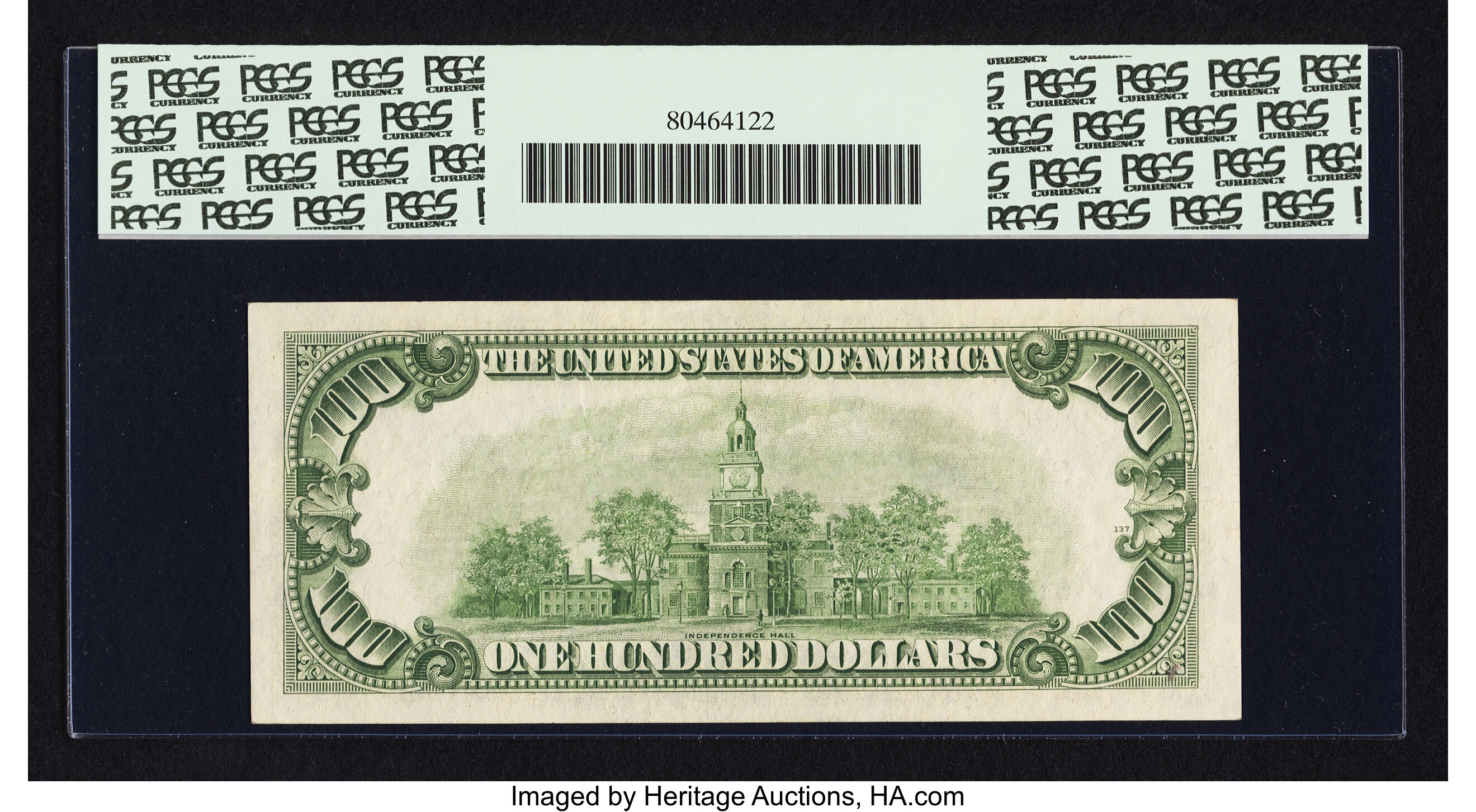 image for: Fr. 2158-B* $100 1950A Federal Reserve Note. PCGS Choice About New 55PPQ....