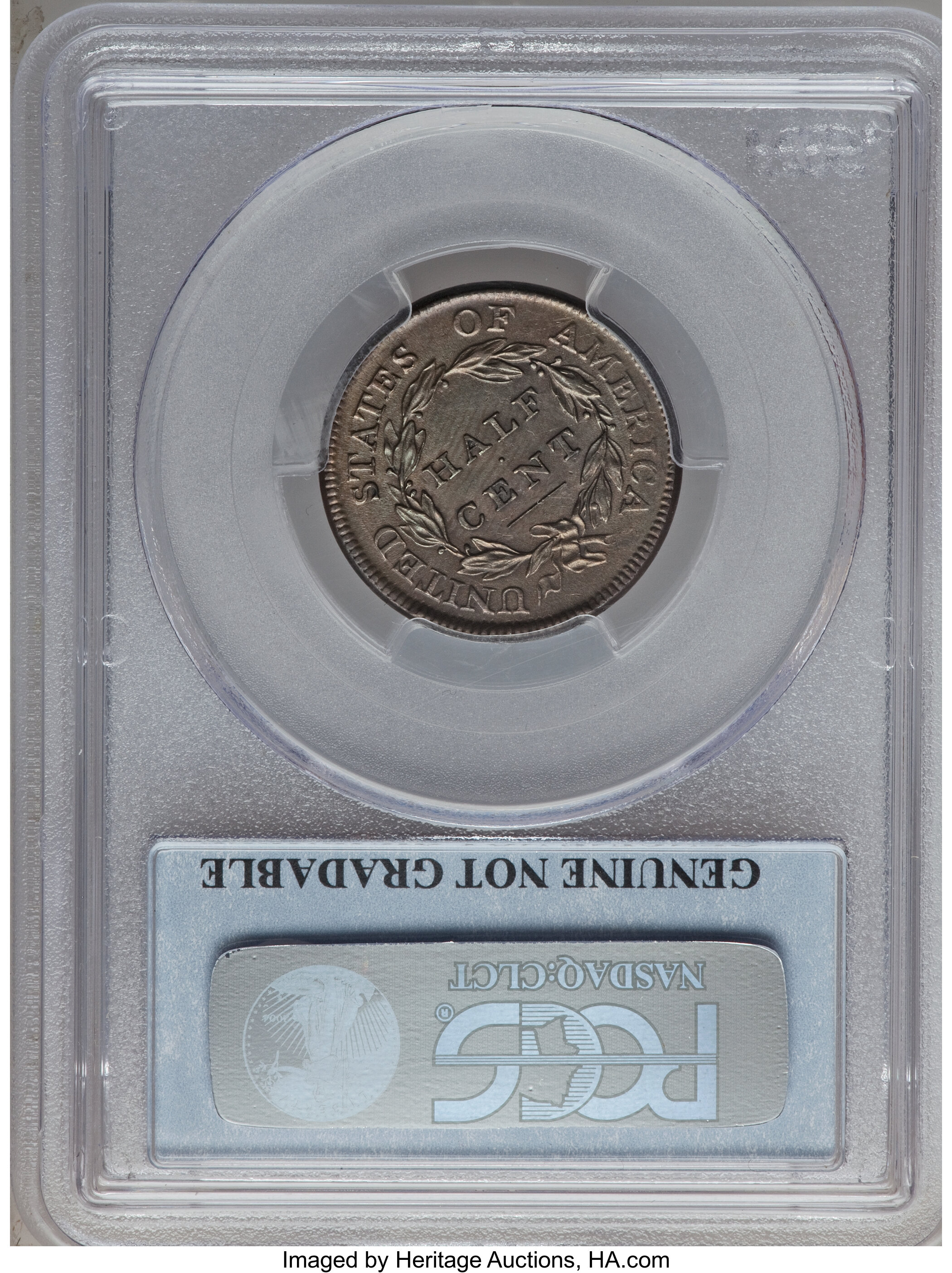 1810 1/2c MS BN MS60 BN thumbnail 2
